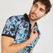 Iconic Printed Polo T-shirt with Short Sleeves-Polos-thumbnailMobile-2