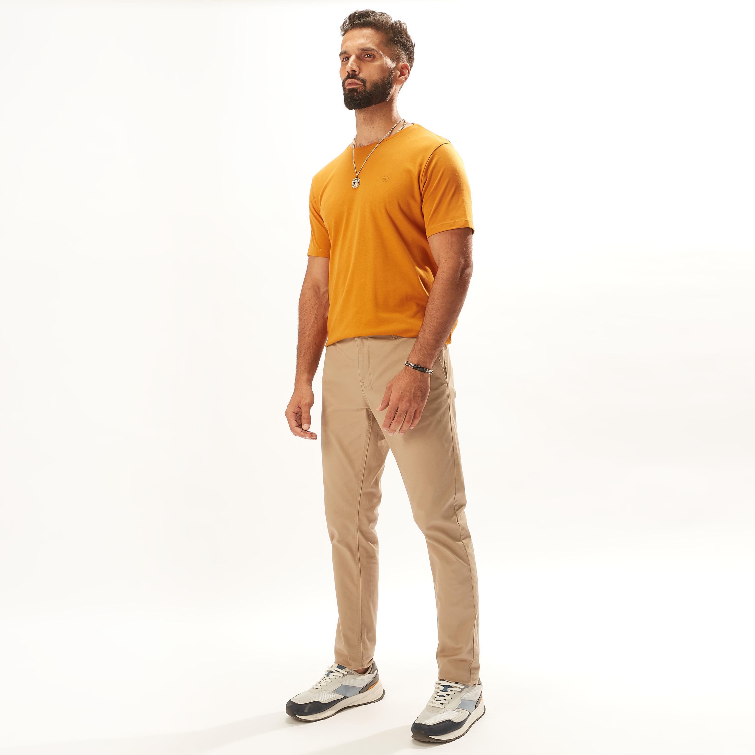 Iconic Solid T-shirt with Crew Neck and Short Sleeves-men-clothing-tshirtsandpolos-tshirts-image-19