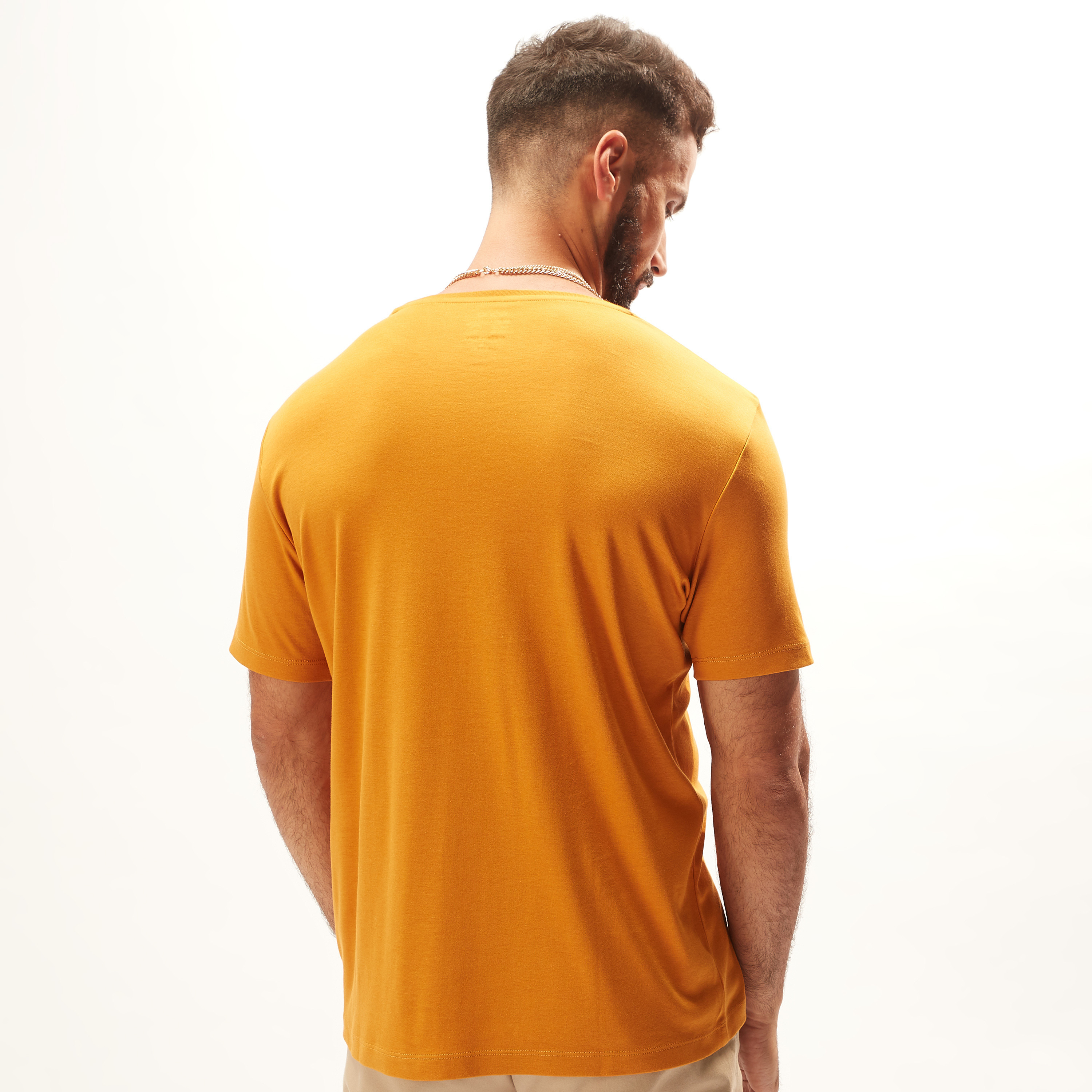 Iconic Solid T-shirt with Crew Neck and Short Sleeves-men-clothing-tshirtsandpolos-tshirts-image-21