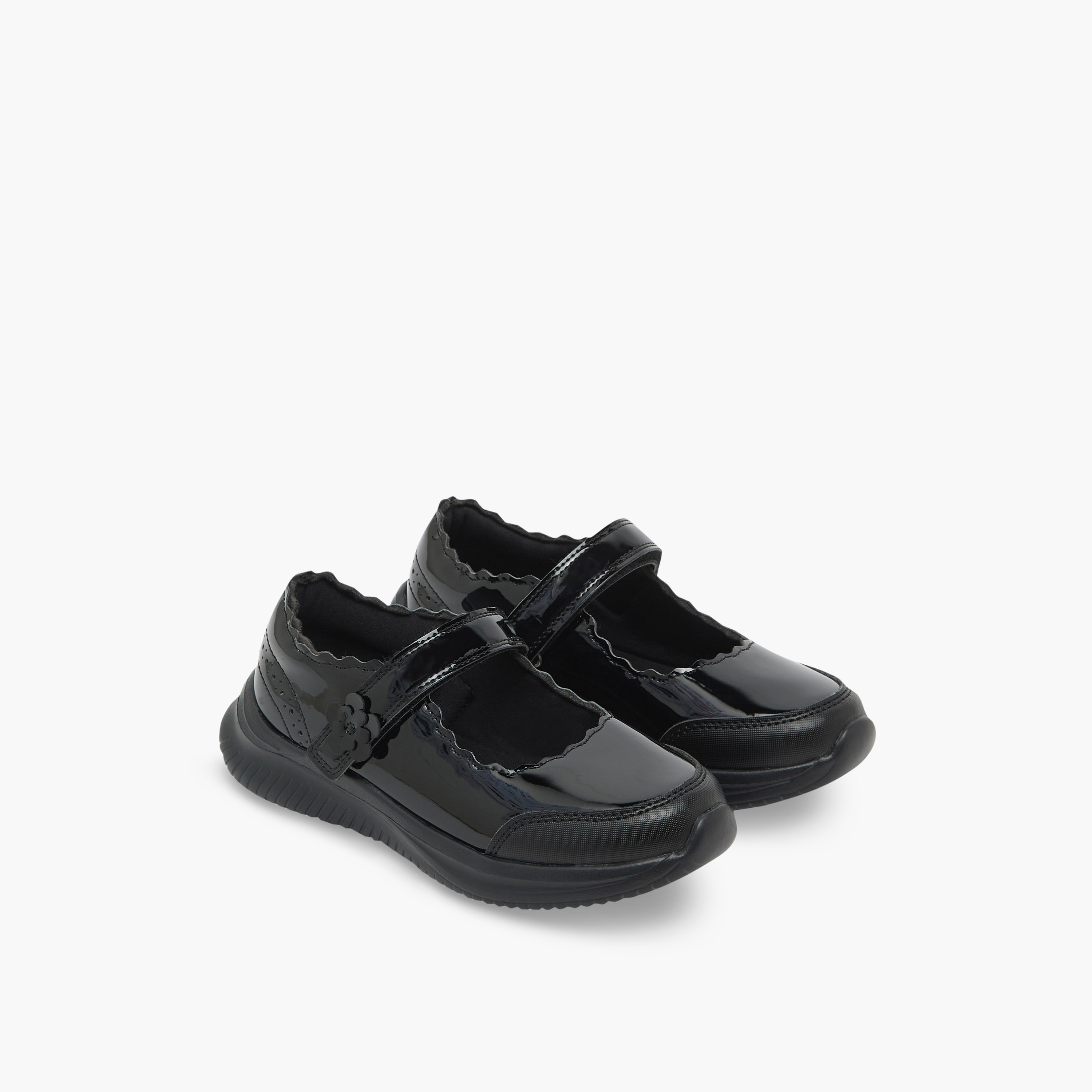 حذاء ماري جين مدرسي بشريط إغلاق لاصق للبنات من داش-girls-shoes-maryjanes-image-1