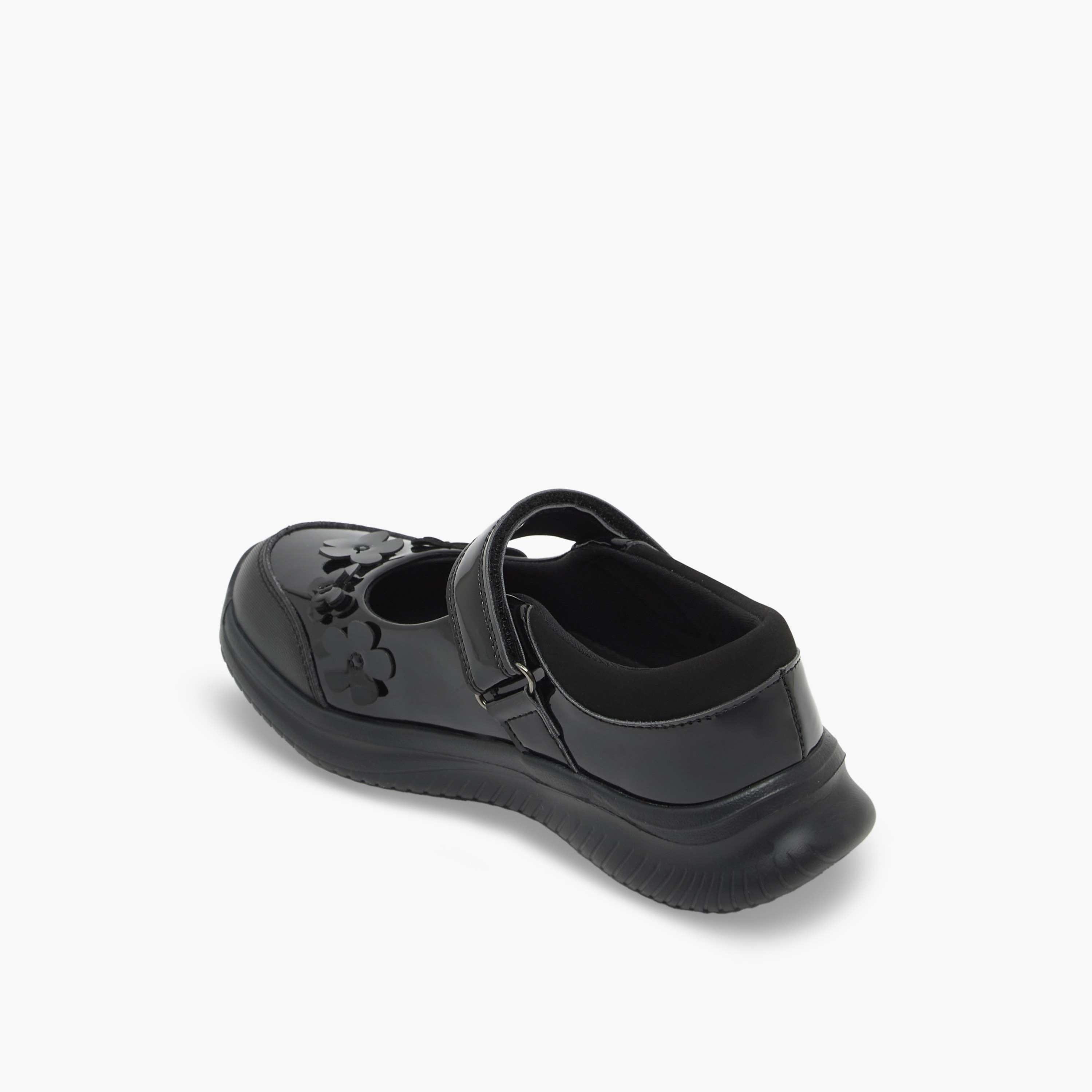 Dash Girls Hook & Loop Mary Jane School Shoes-girls-shoes-maryjanes-image-5