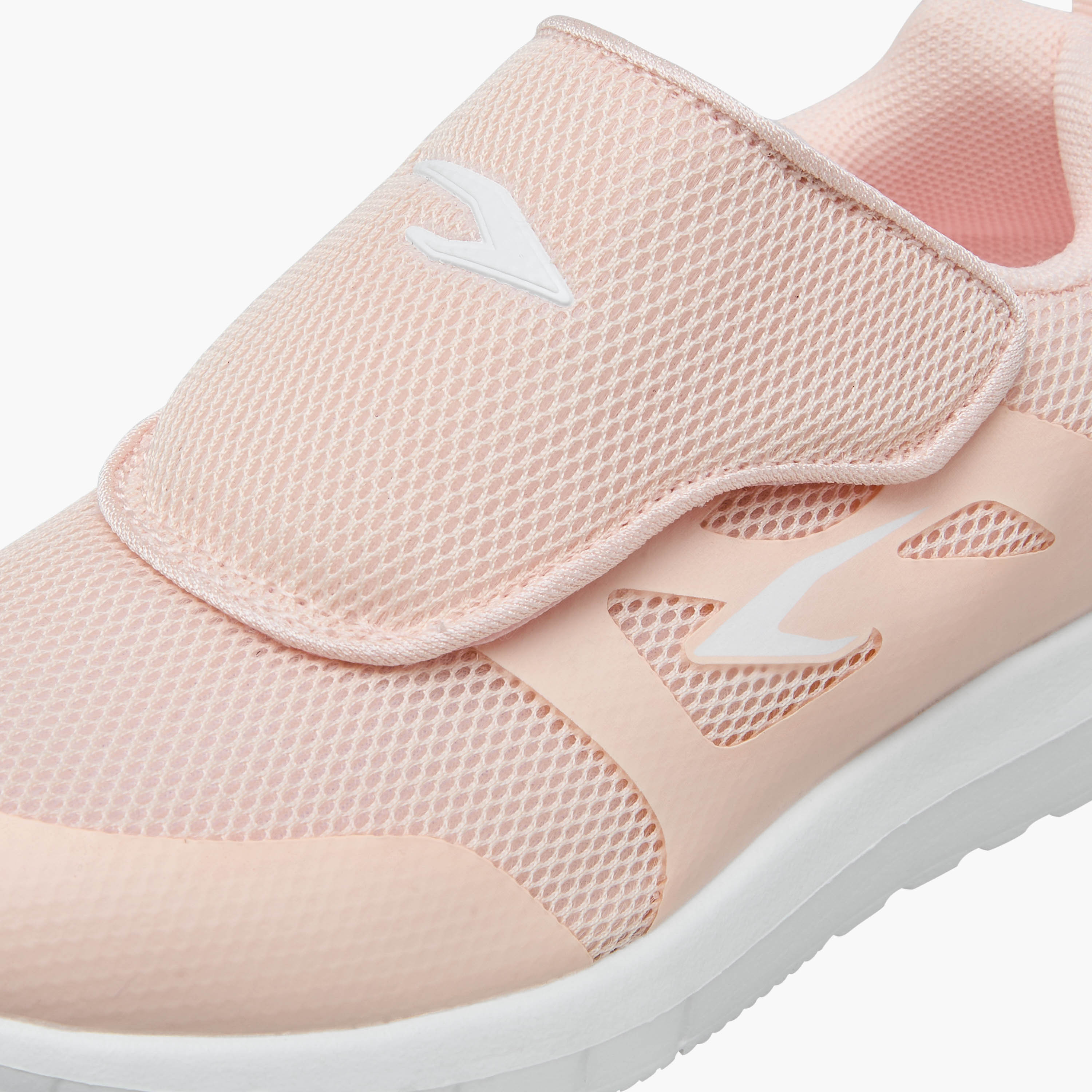 Dash Girls Textured Hook & Loop Walking Shoes-girls-shoes-sports-image-4