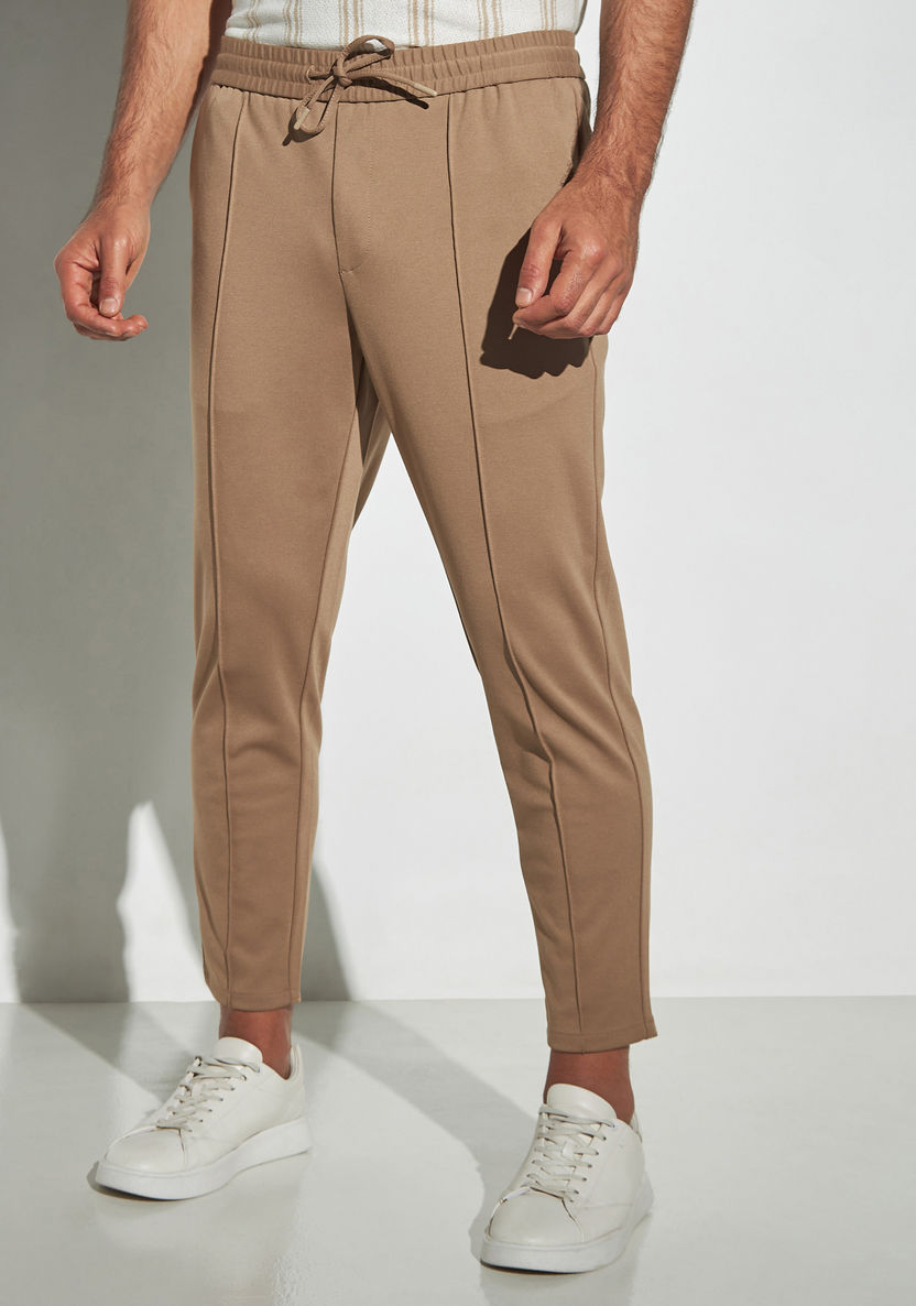 Buy Men's Iconic Solid Ponte Pants with Drawstring Closure Online