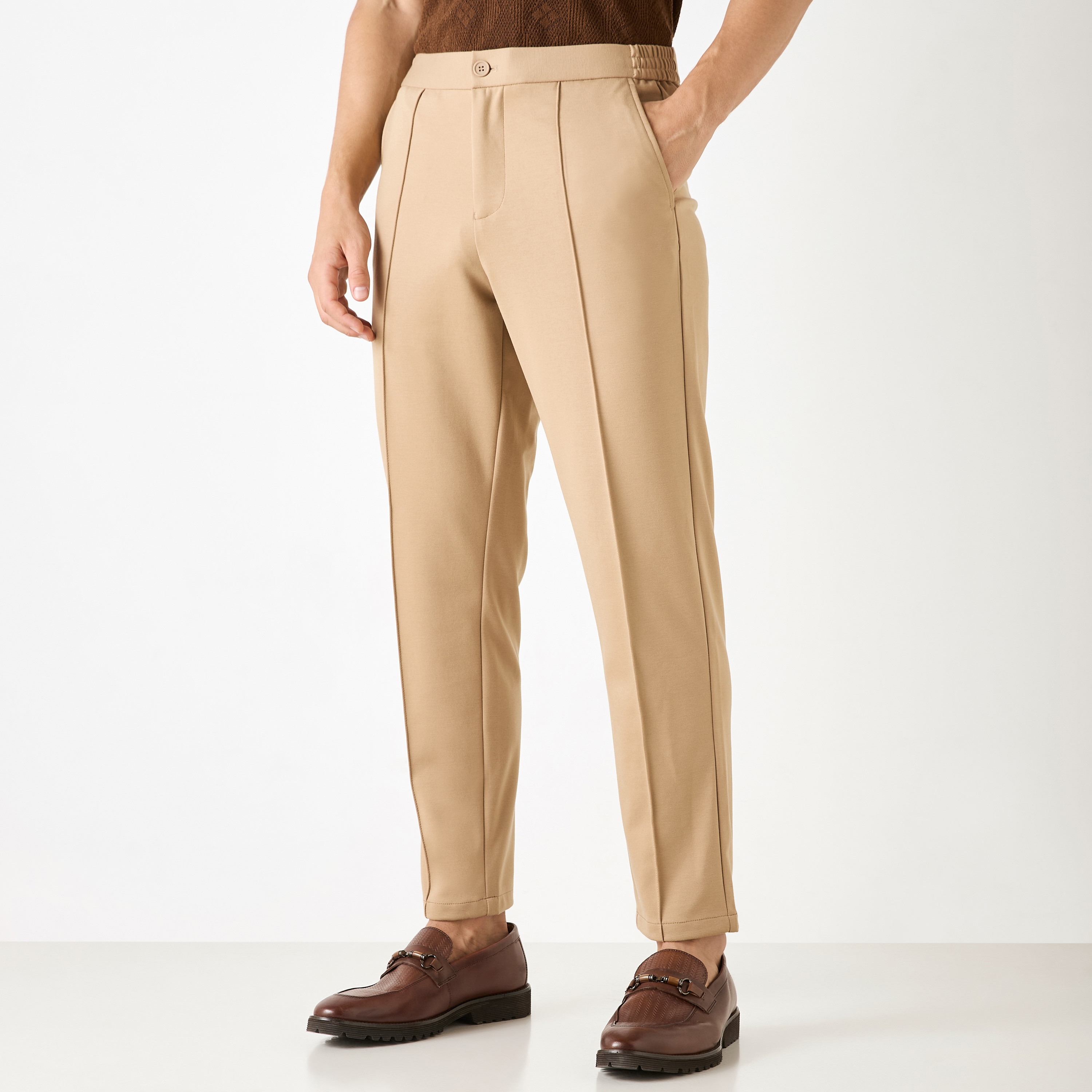 Iconic Solid Slim Fit Trousers with Pockets-men-clothing-bottoms-trousersandchinos-trousers-image-6