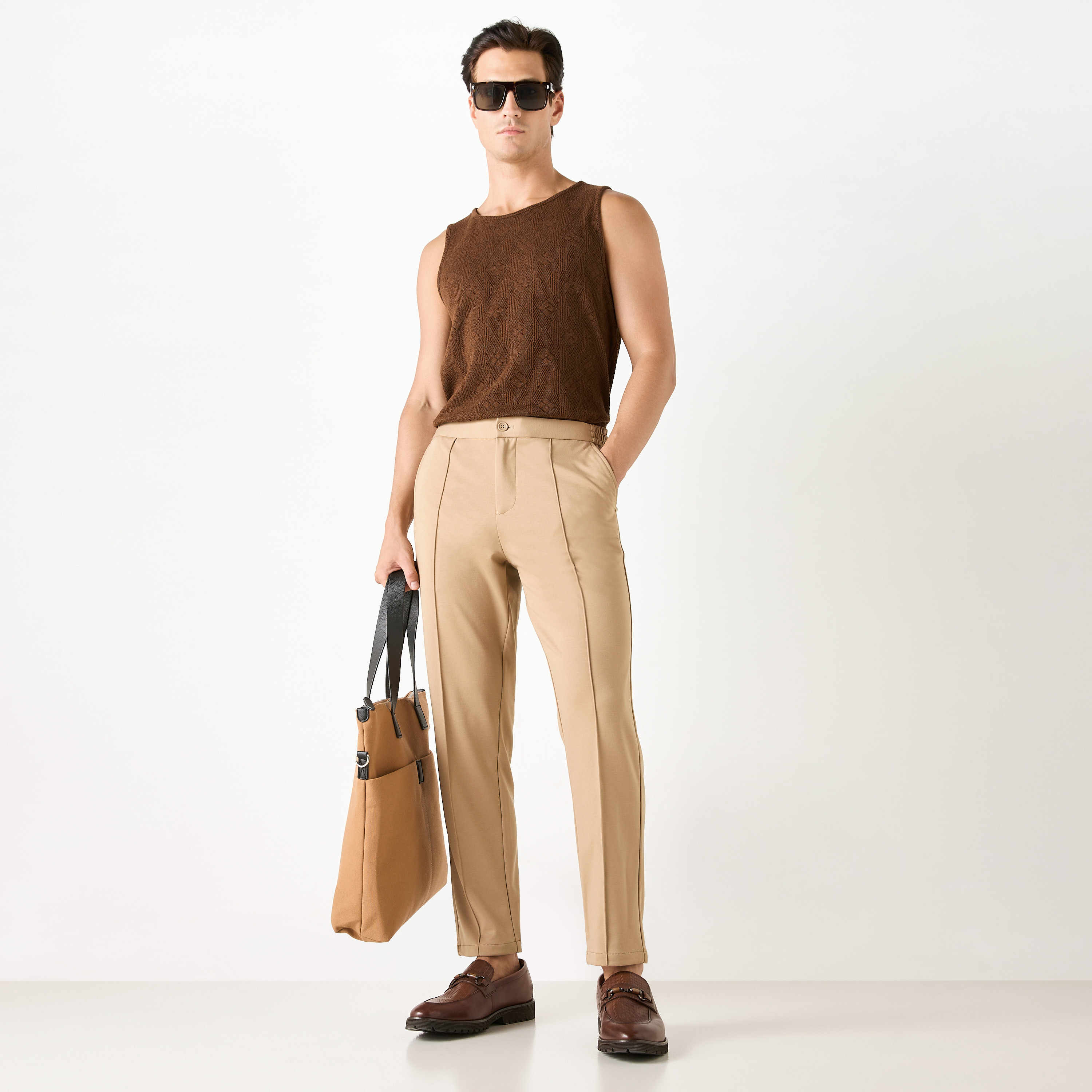 Iconic Solid Slim Fit Trousers with Pockets-men-clothing-bottoms-trousersandchinos-trousers-image-7