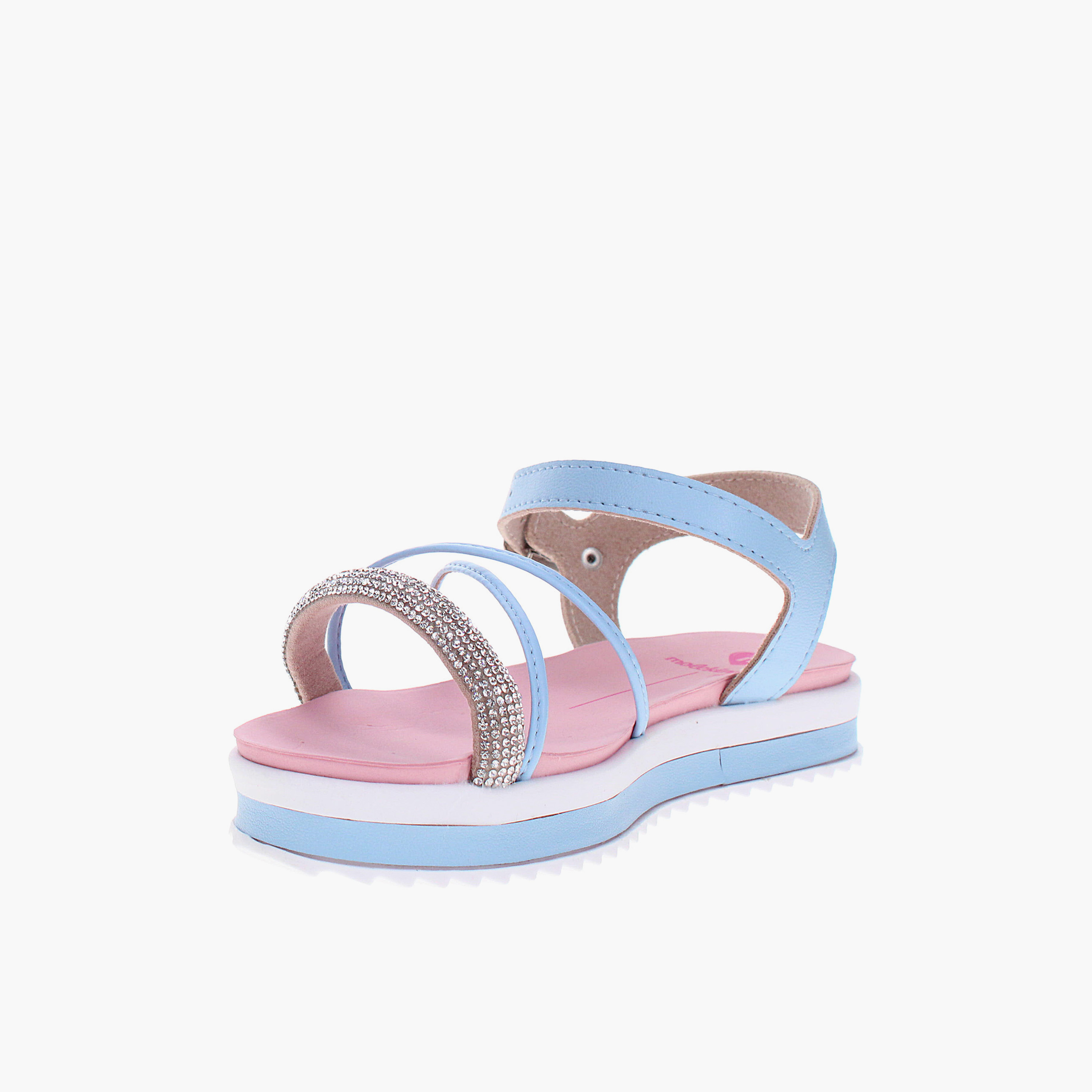 Molekinha by Geoomnii Girls Buckle Closure Cross Strap Sandals | 2305-1565-27227-100166       -girls-shoes-sandals-image-2