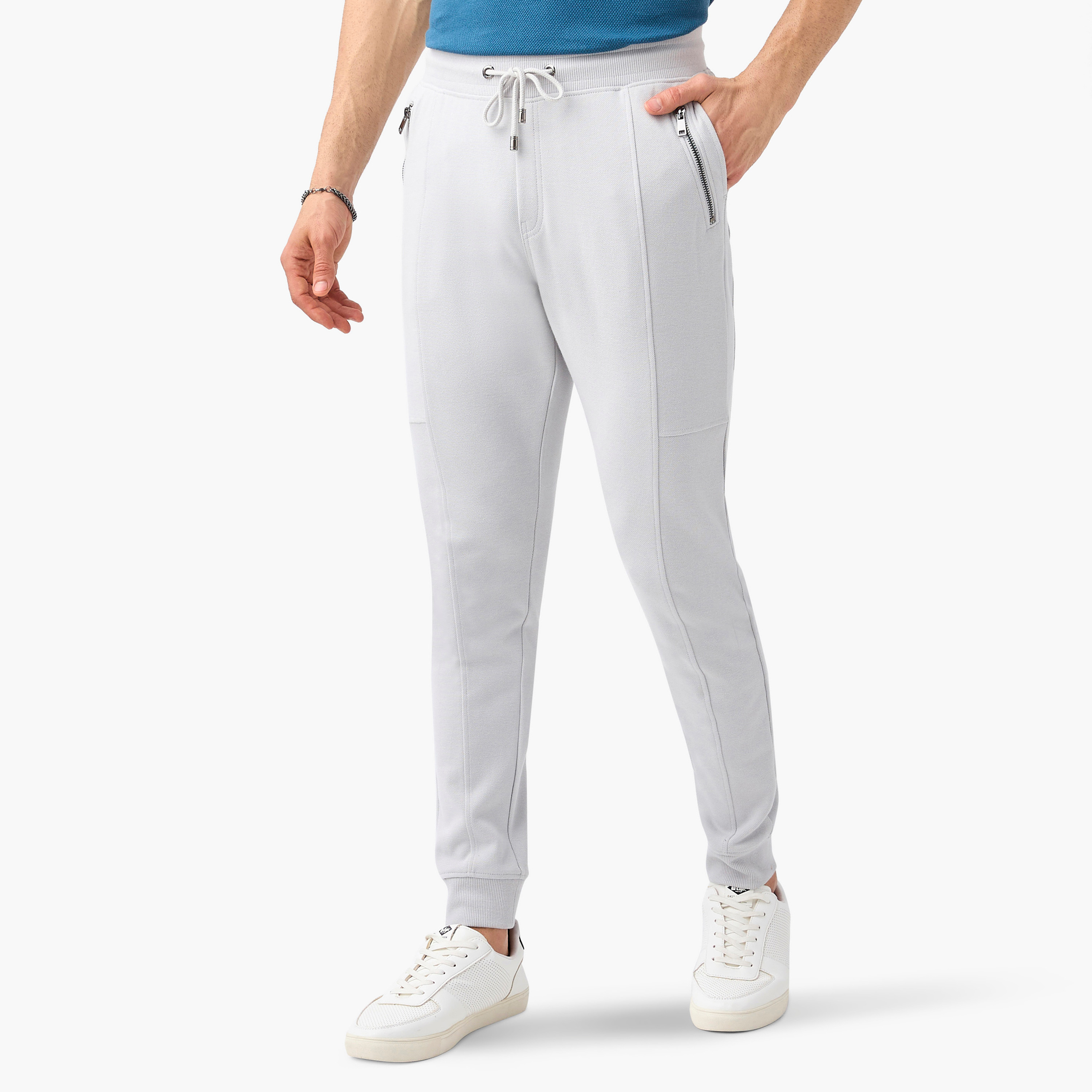 Iconic Panelled Slim Fit Flexi Waist Joggers with Pockets-men-clothing-bottoms-joggers-image-16