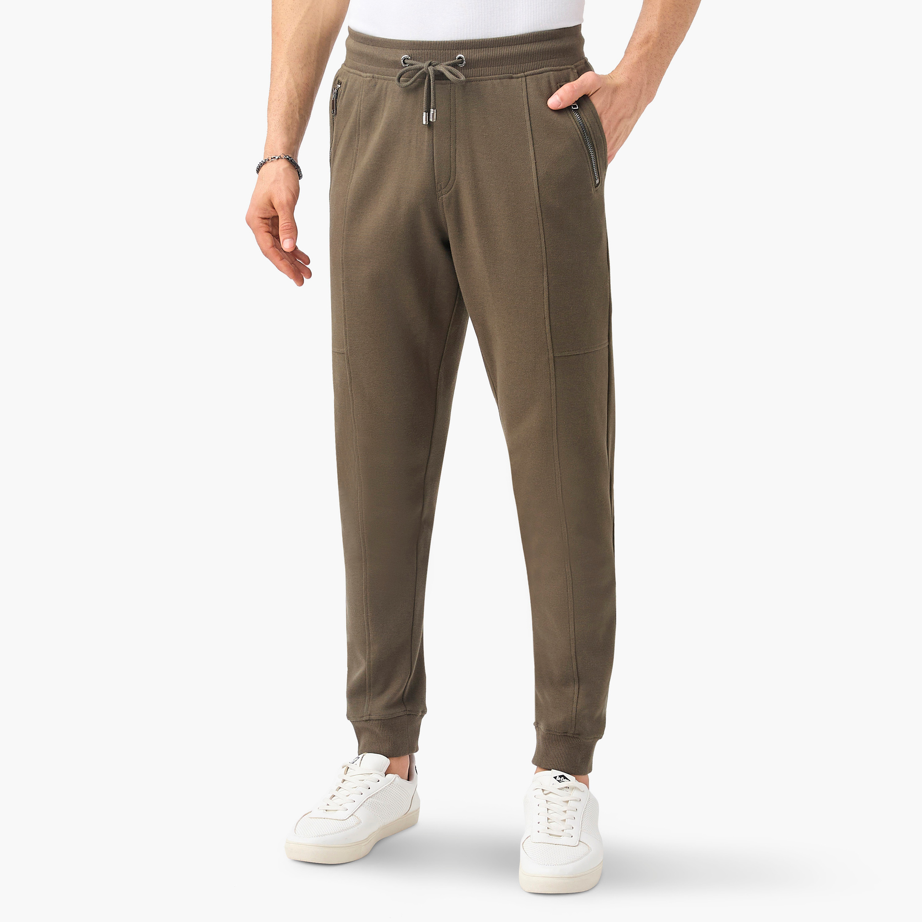 Iconic Panelled Slim Fit Flexi Waist Joggers with Pockets-men-clothing-bottoms-joggers-image-6