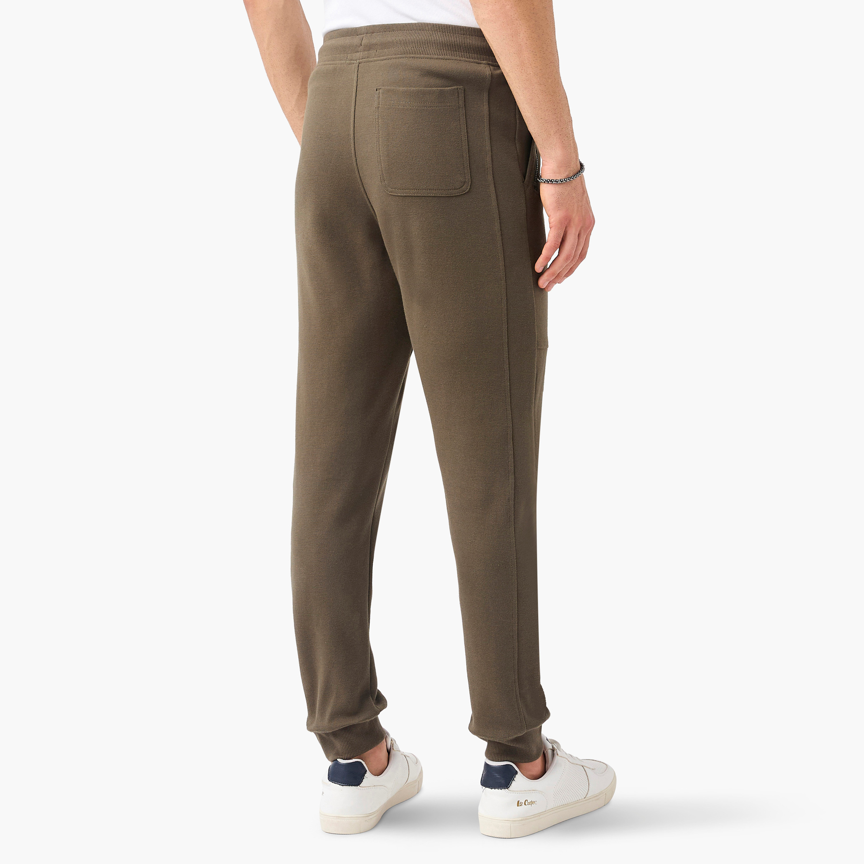 Iconic Panelled Slim Fit Flexi Waist Joggers with Pockets-men-clothing-bottoms-joggers-image-8