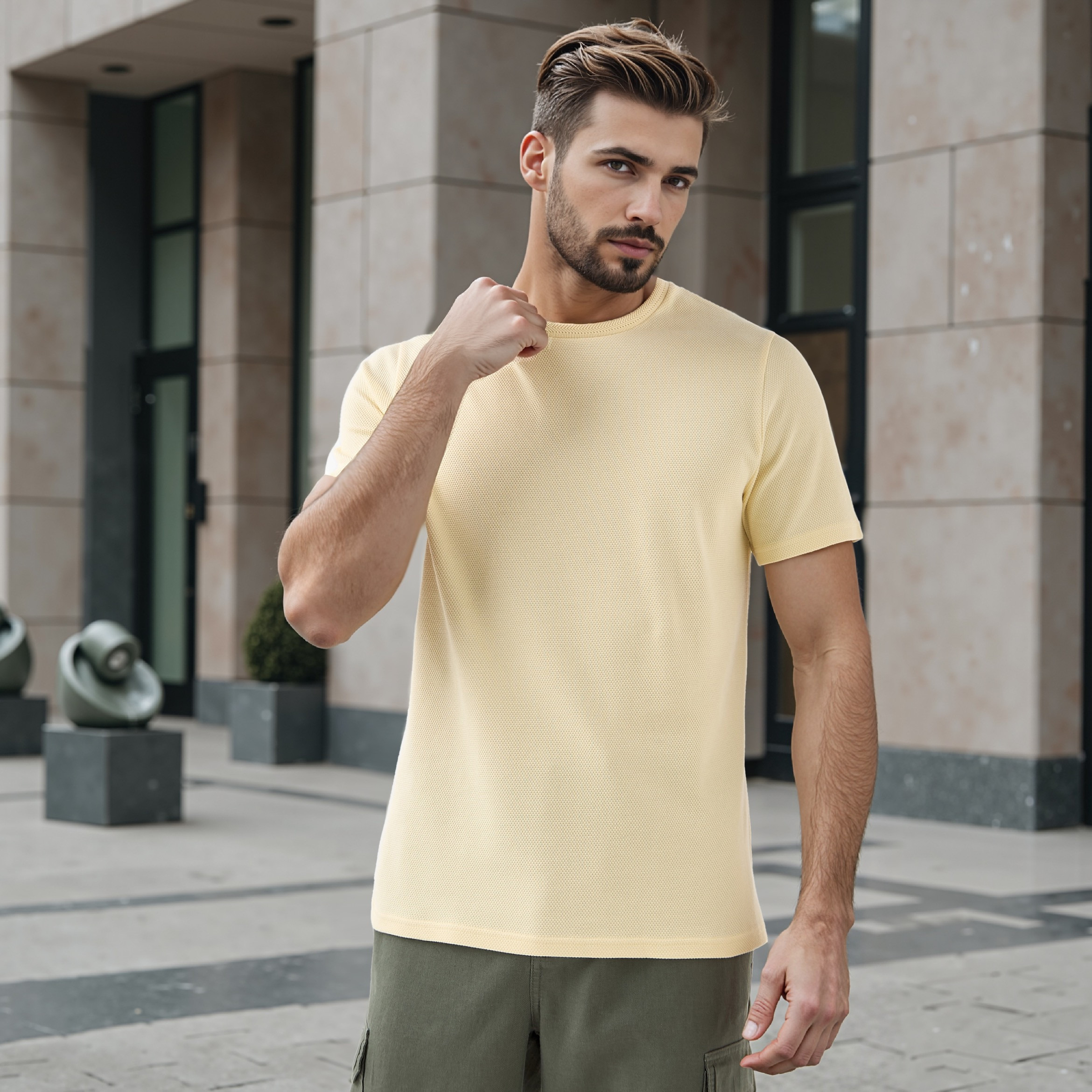 Iconic Popcorn Textured T-shirt-men-clothing-tshirtsandpolos-tshirts-image-30