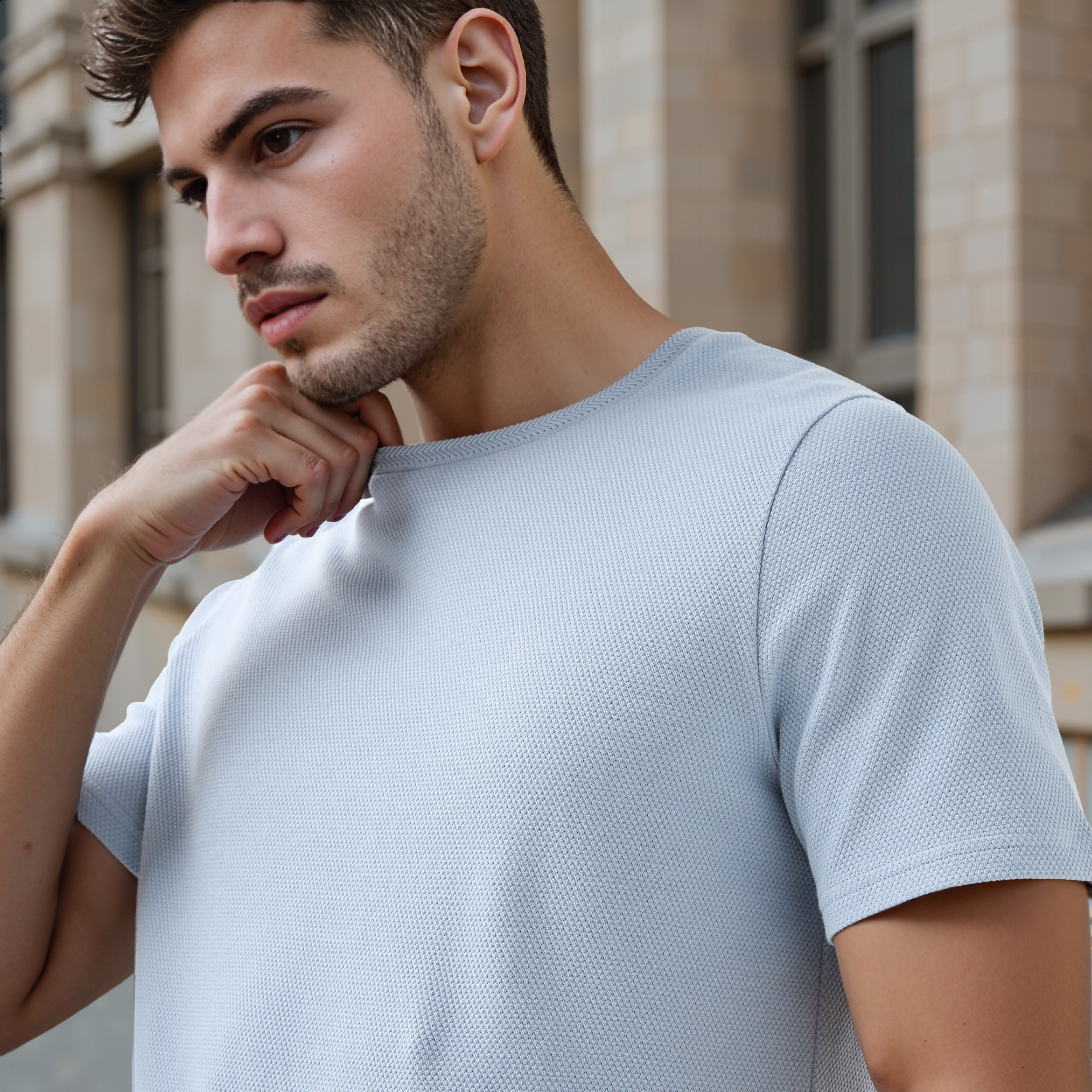 Iconic Popcorn Textured T-shirt-men-clothing-tshirtsandpolos-tshirts-image-14
