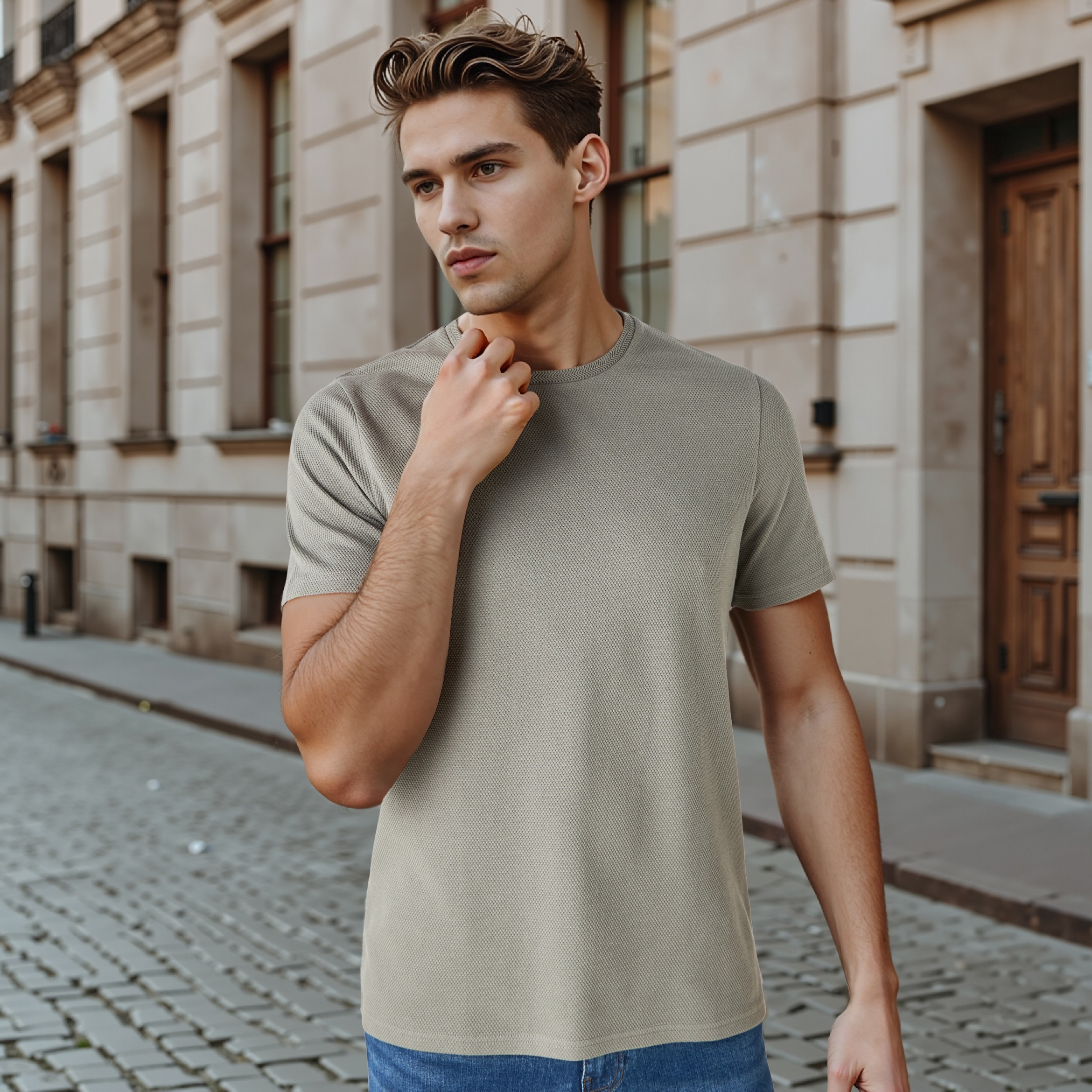 Iconic Popcorn Textured T-shirt-men-clothing-tshirtsandpolos-tshirts-image-15