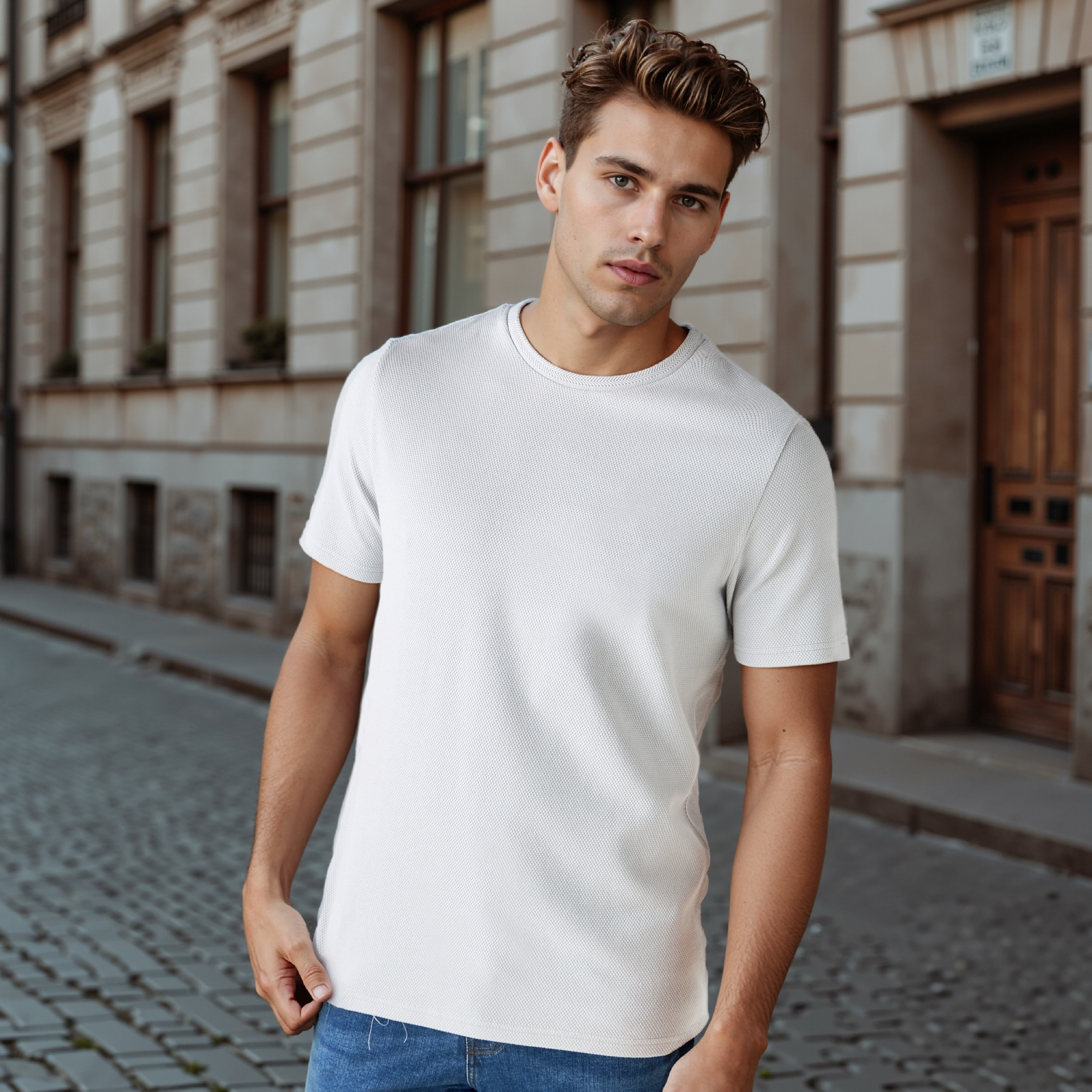 Iconic Popcorn Textured T-shirt-men-clothing-tshirtsandpolos-tshirts-image-6