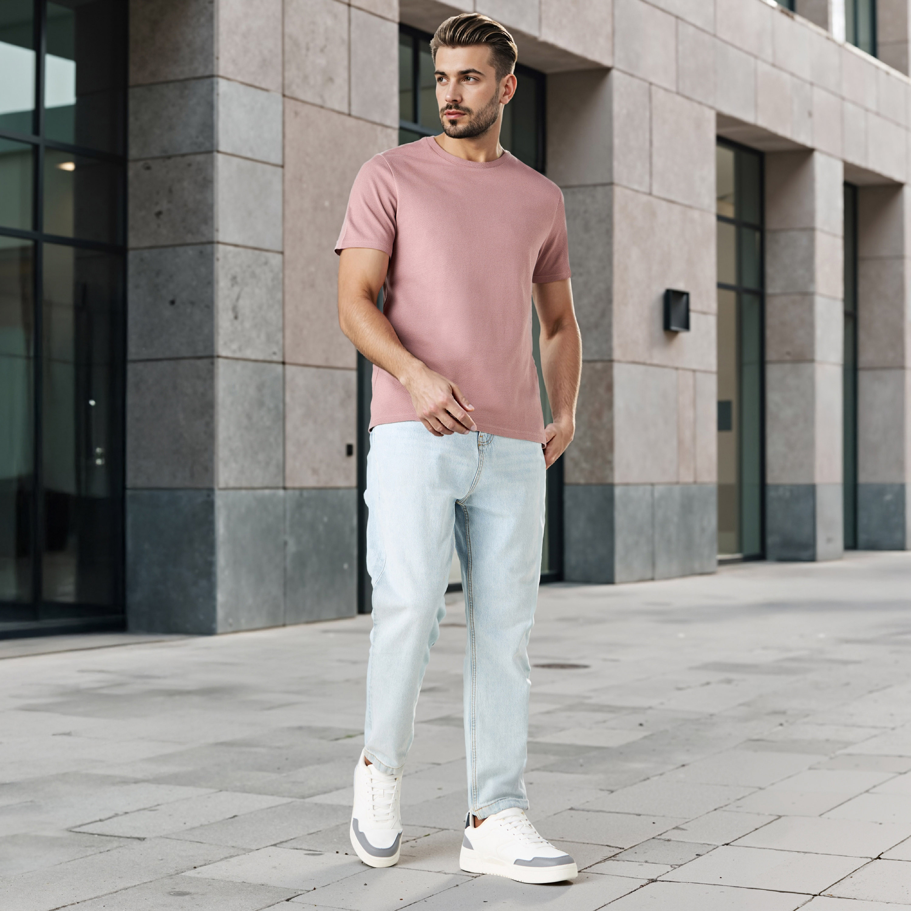 Iconic Popcorn Textured T-shirt-men-clothing-tshirtsandpolos-tshirts-image-26