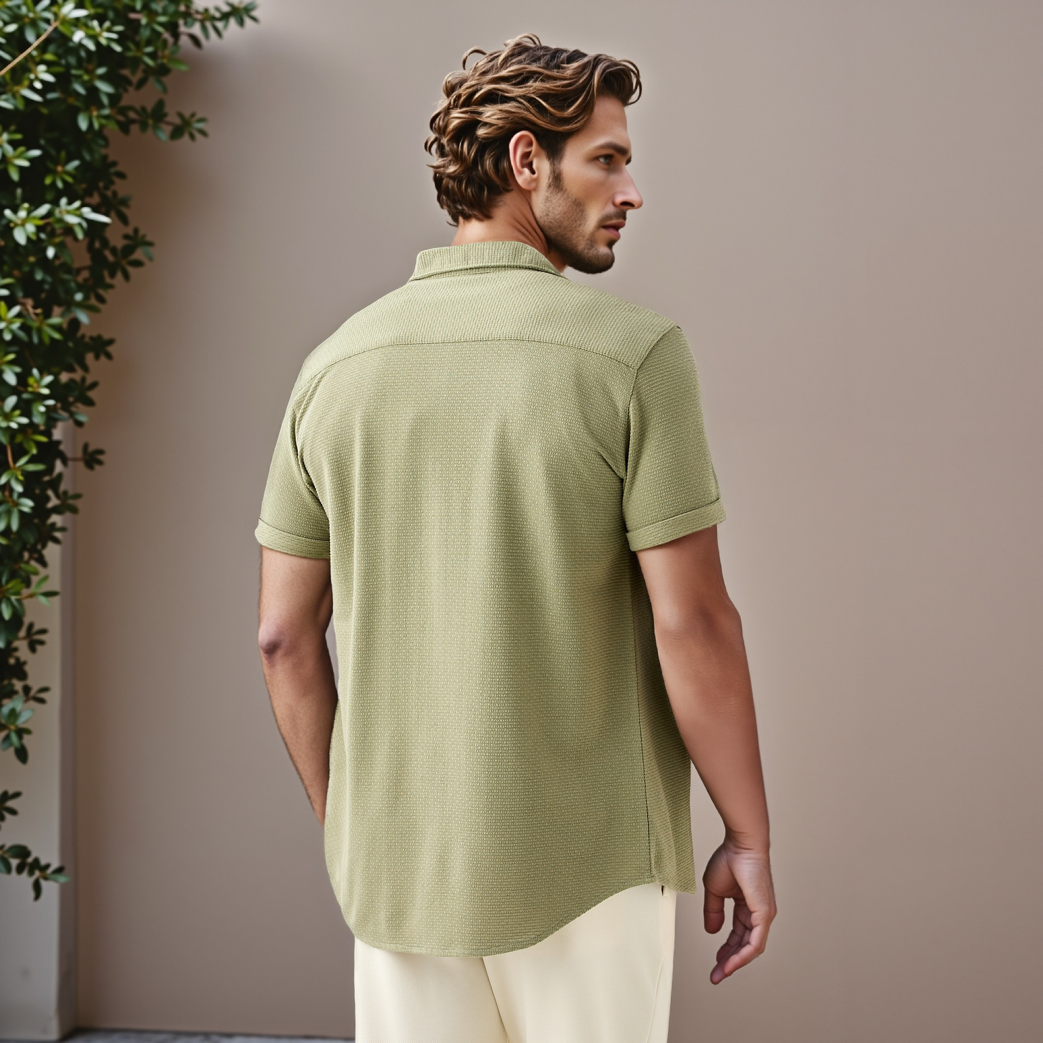 Iconic Textured Slim Fit Shirt-men-clothing-shirts-image-3