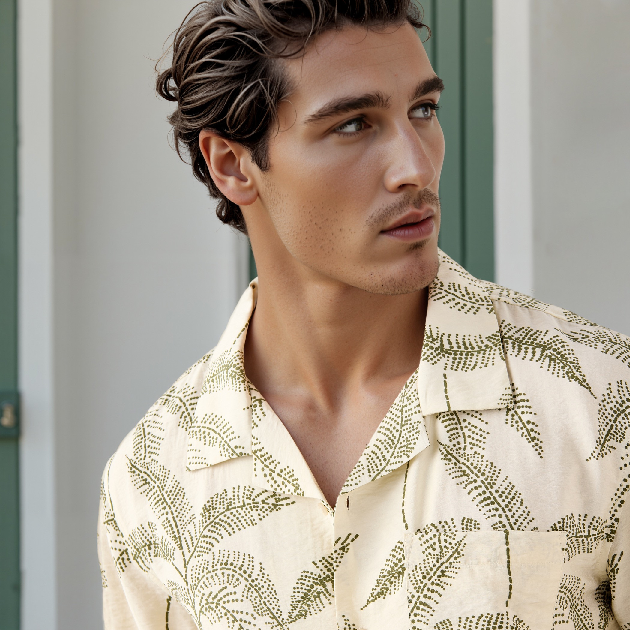 Iconic All-Over Leaf Print Shirt-men-clothing-shirts-image-4