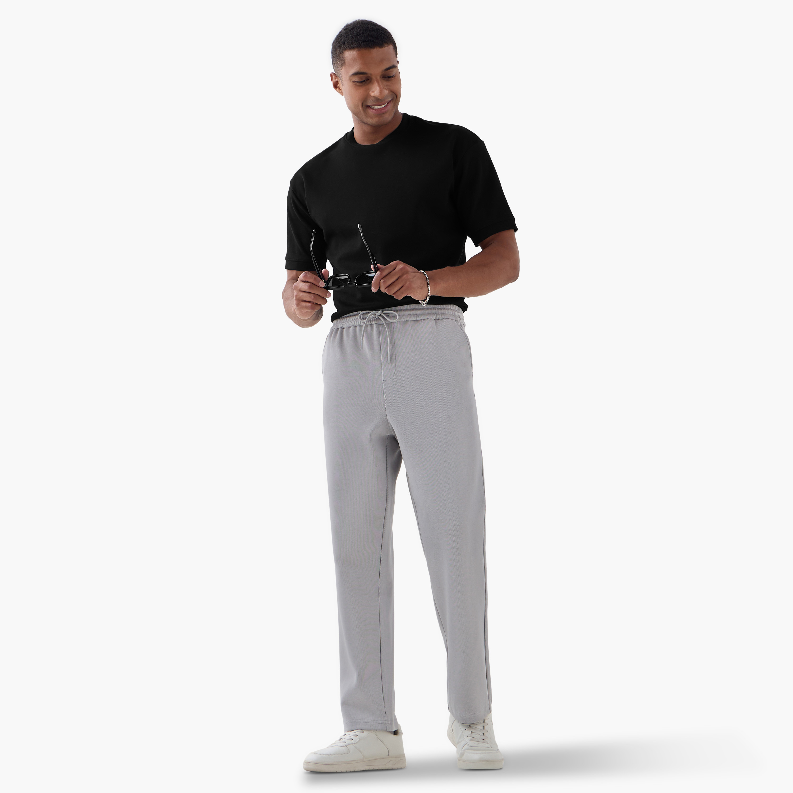 Iconic Slim Fit Flexi Waist Pants with Pockets-men-clothing-bottoms-trousersandchinos-trousers-image-2