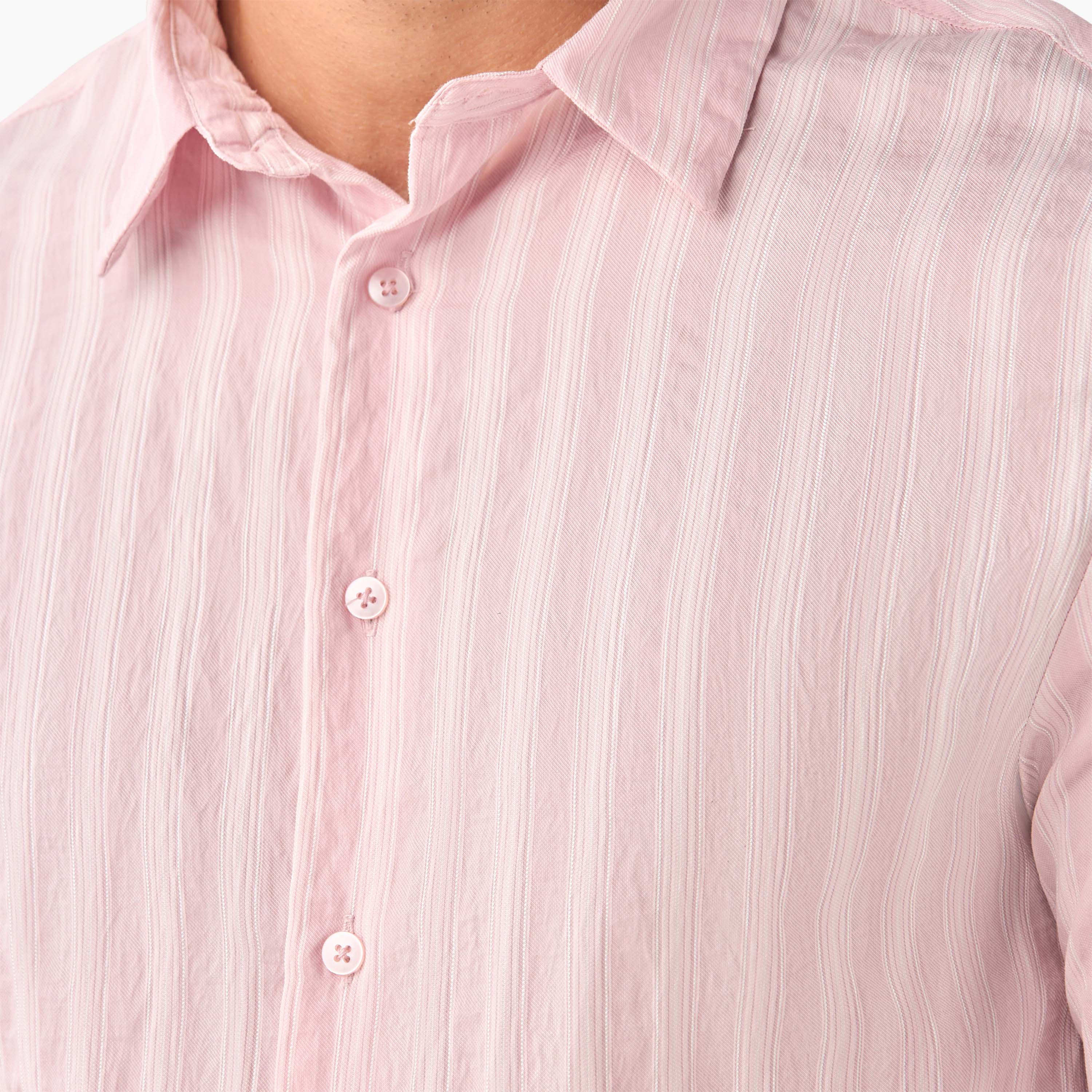 Iconic Regular Fit Striped Collared Shirt with Long Sleeves-men-clothing-shirts-image-4