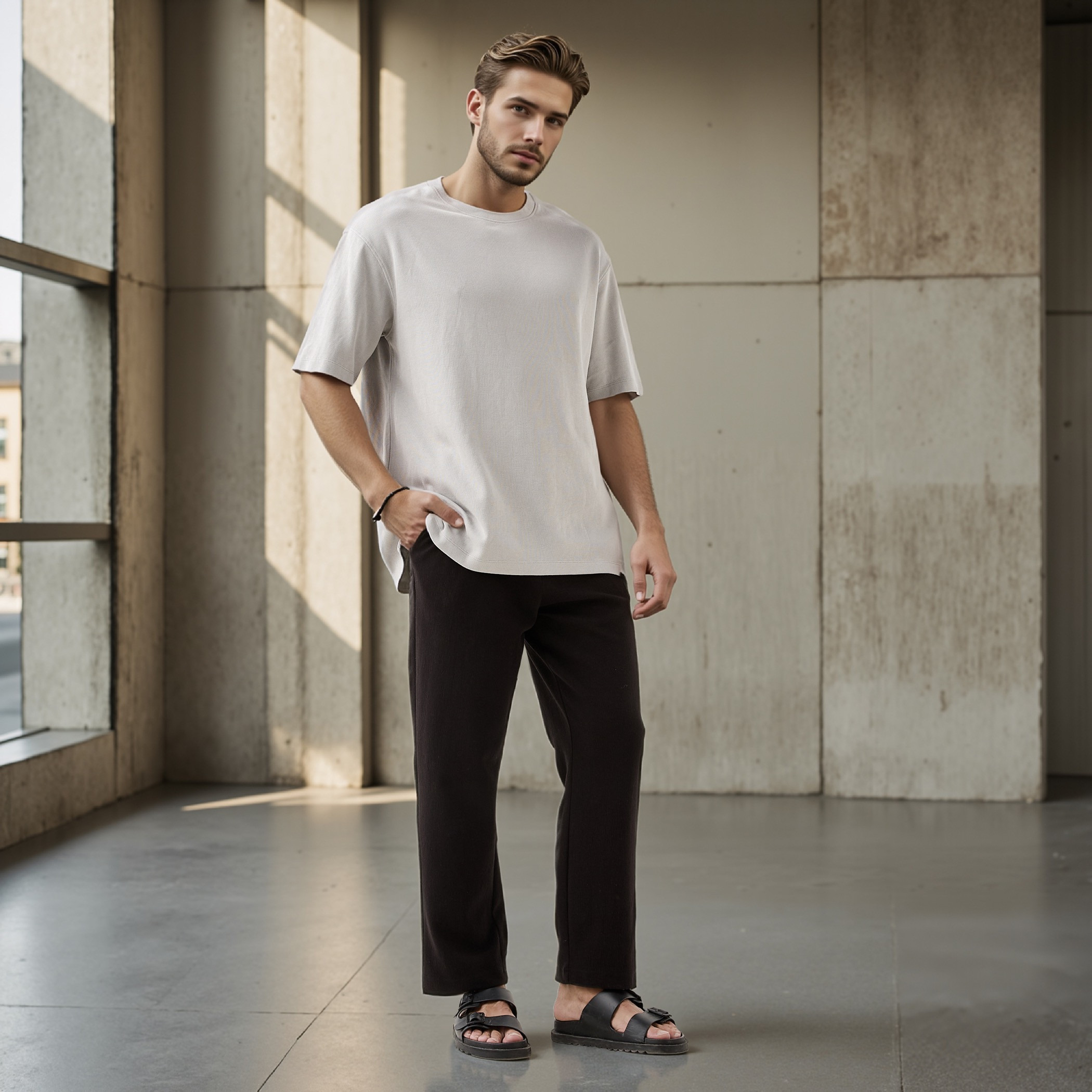 تيشيرت بارز الملمس من آيكونيك-men-clothing-tshirtsandpolos-tshirts-image-2