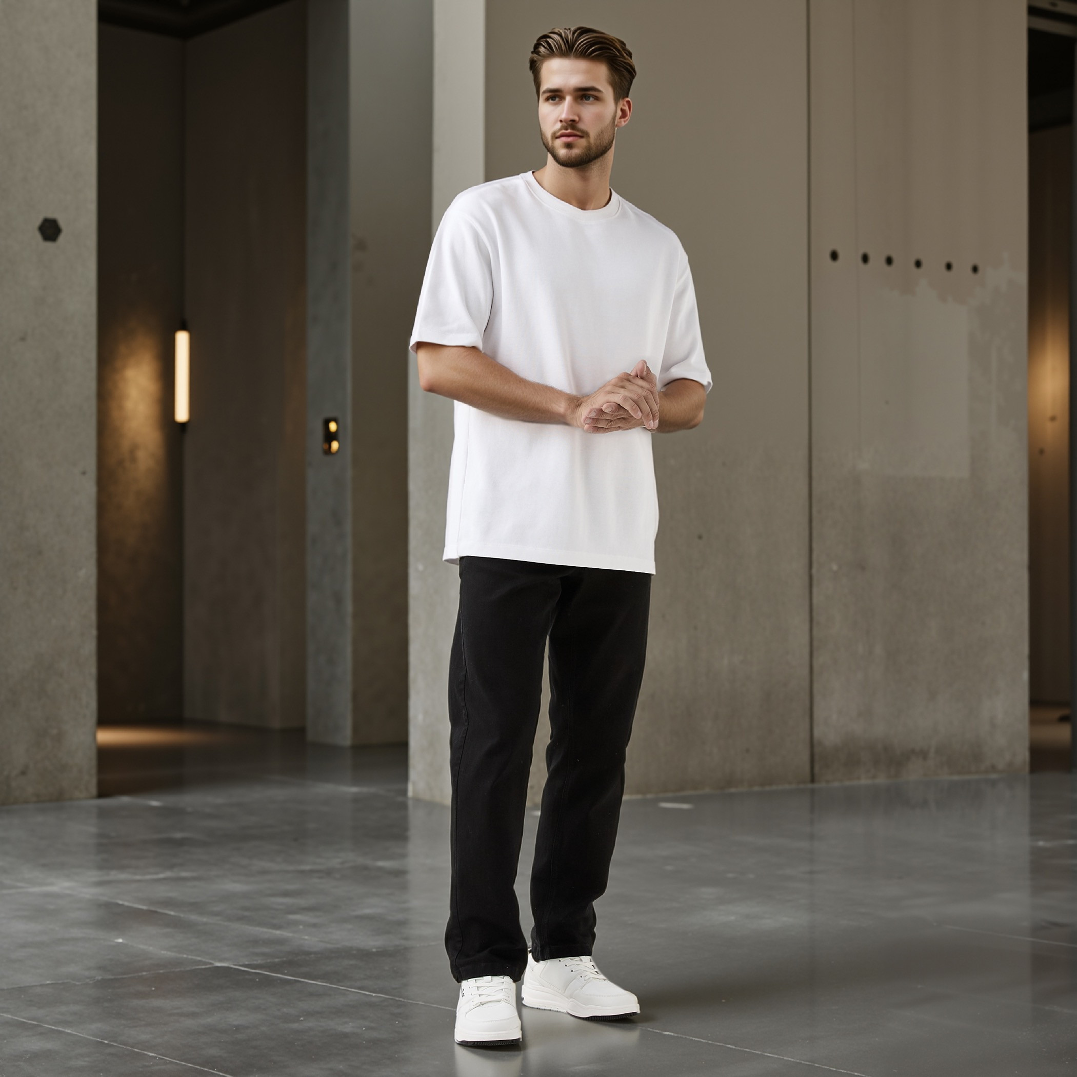 Iconic Textured T-shirt-men-clothing-tshirtsandpolos-tshirts-image-2