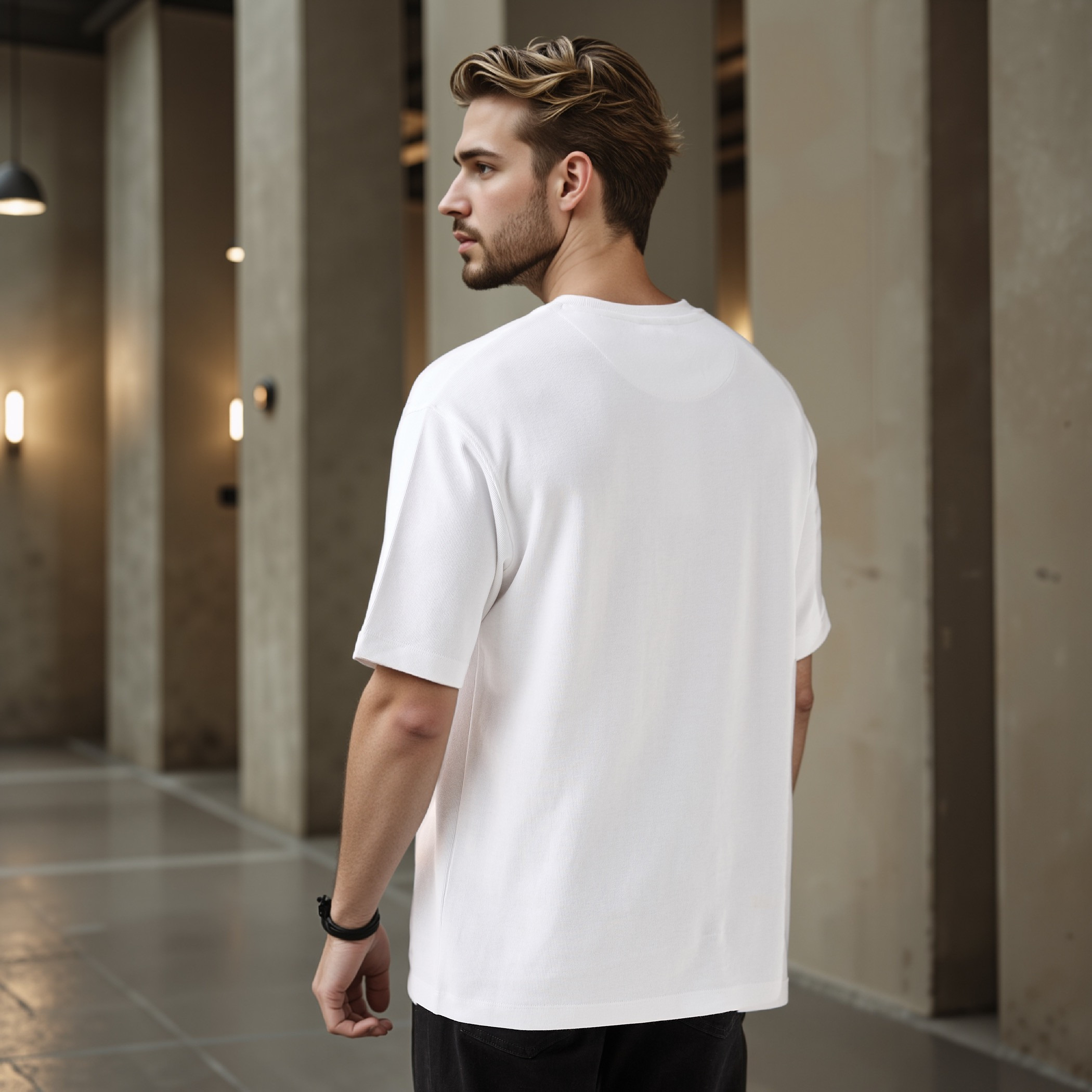 Iconic Textured T-shirt-men-clothing-tshirtsandpolos-tshirts-image-3