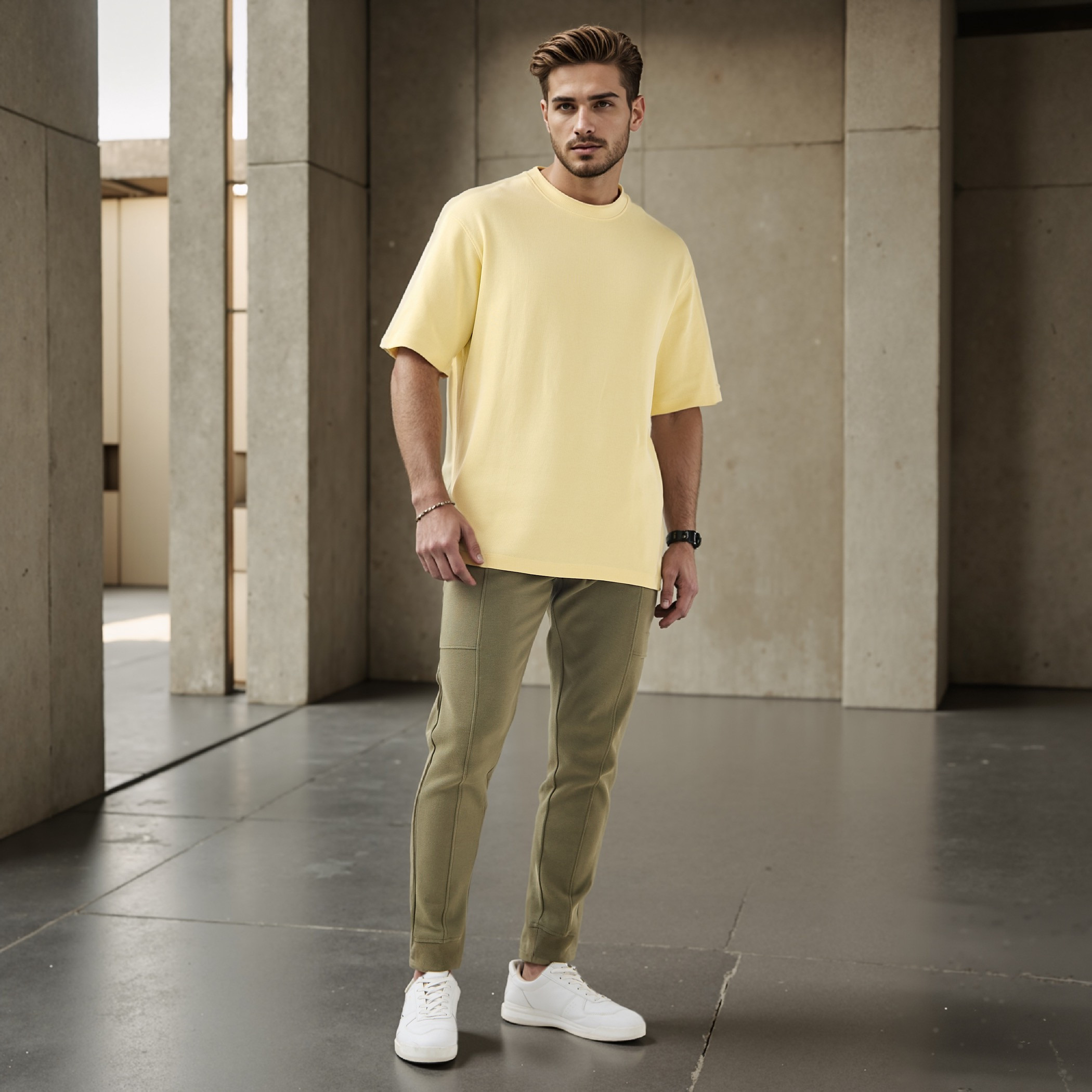 Iconic Textured T-shirt-men-clothing-tshirtsandpolos-tshirts-image-2