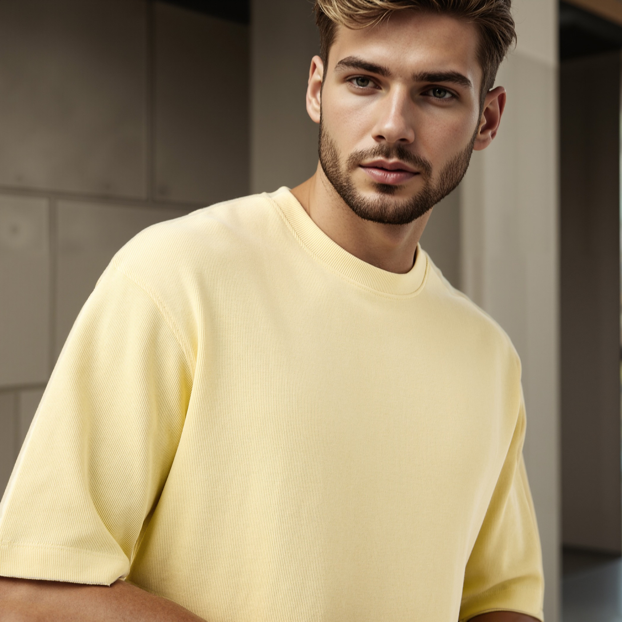 Iconic Textured T-shirt-men-clothing-tshirtsandpolos-tshirts-image-4