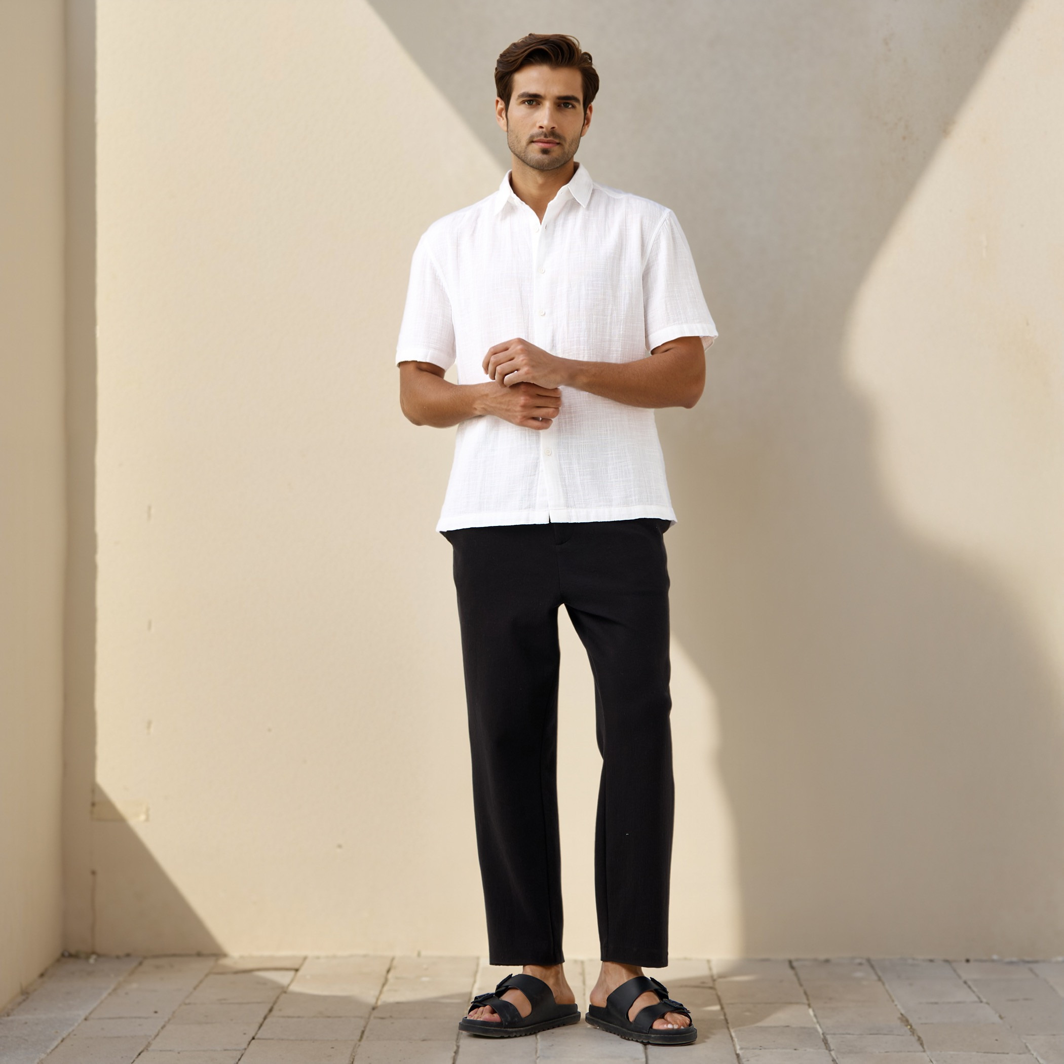 Iconic Textured Gauze Shirt-men-clothing-shirts-image-2