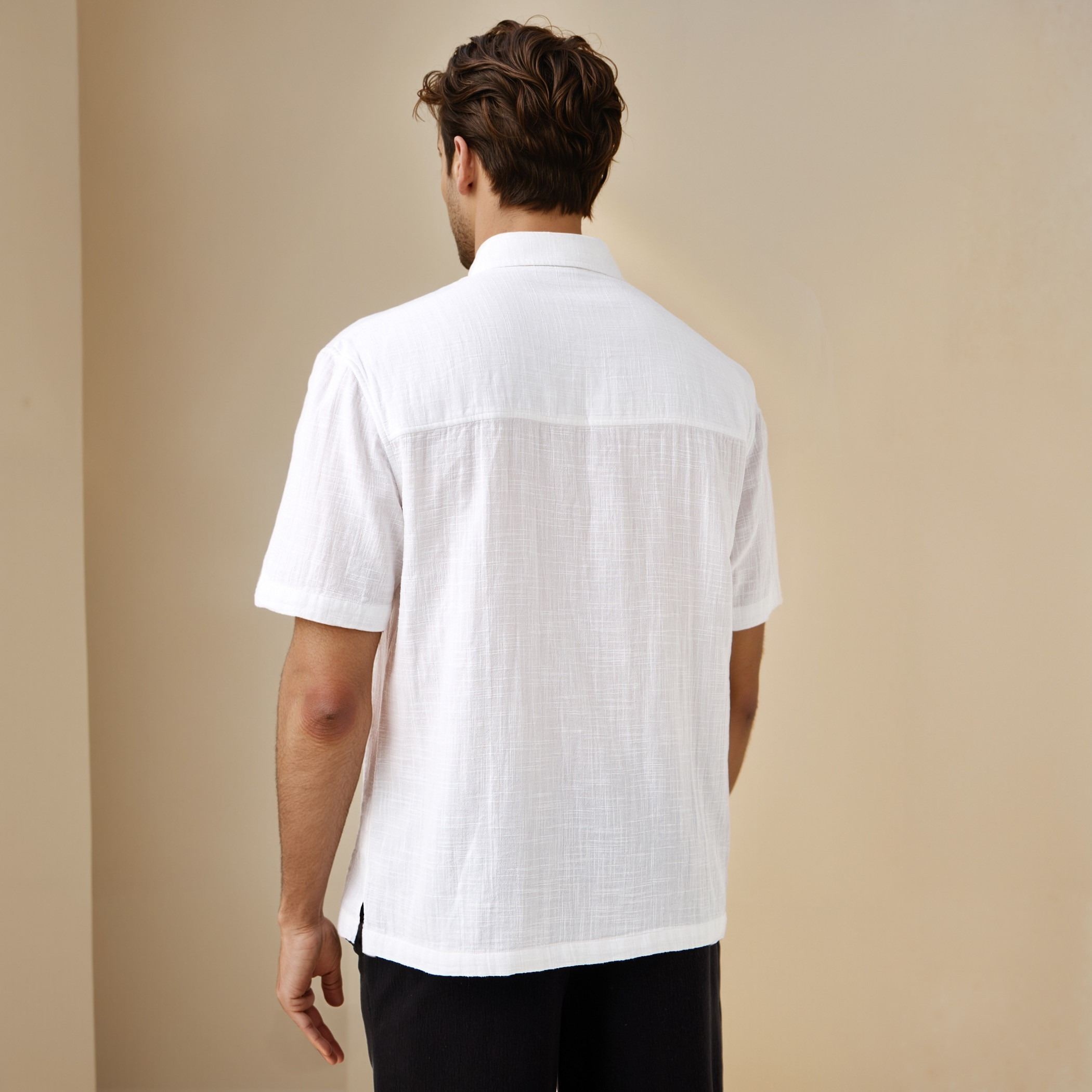 Iconic Textured Gauze Shirt-men-clothing-shirts-image-3