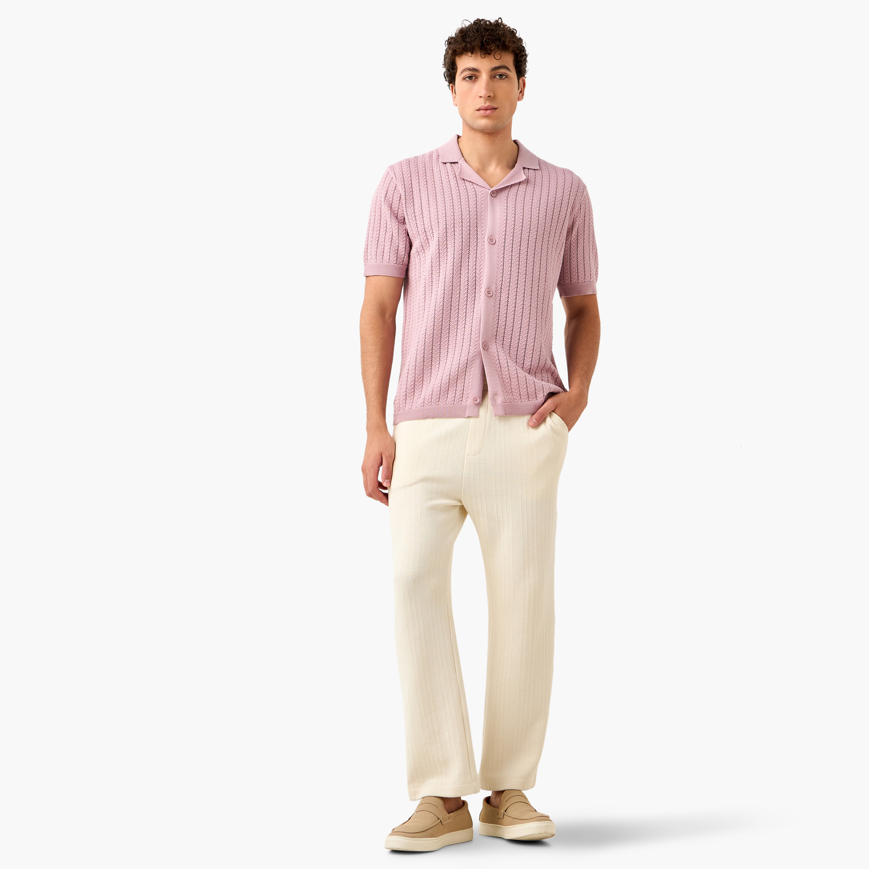 Iconic Textured Camp Collar Shirt-men-clothing-sweatersandpullovers-image-3