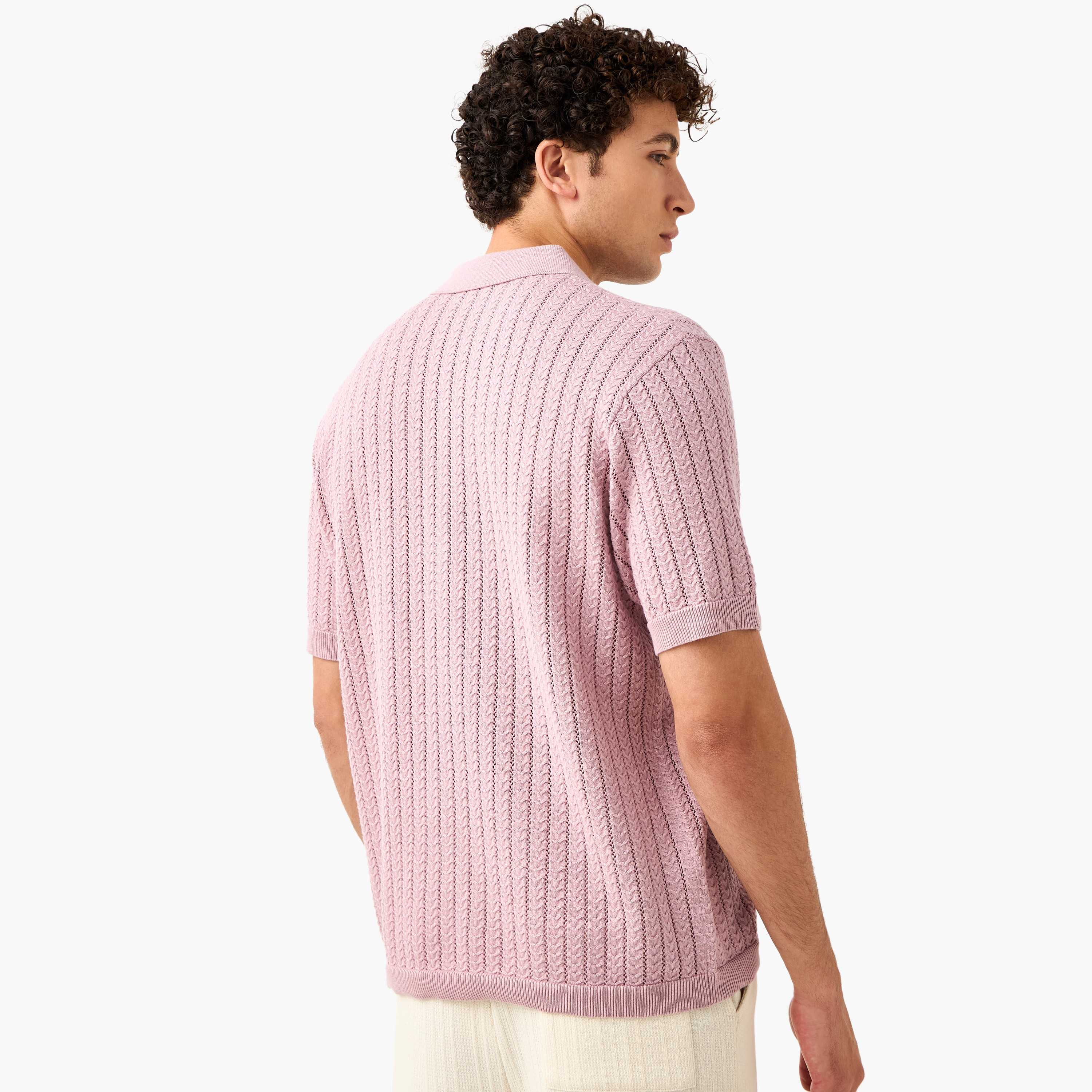 Iconic Textured Camp Collar Shirt-men-clothing-sweatersandpullovers-image-4