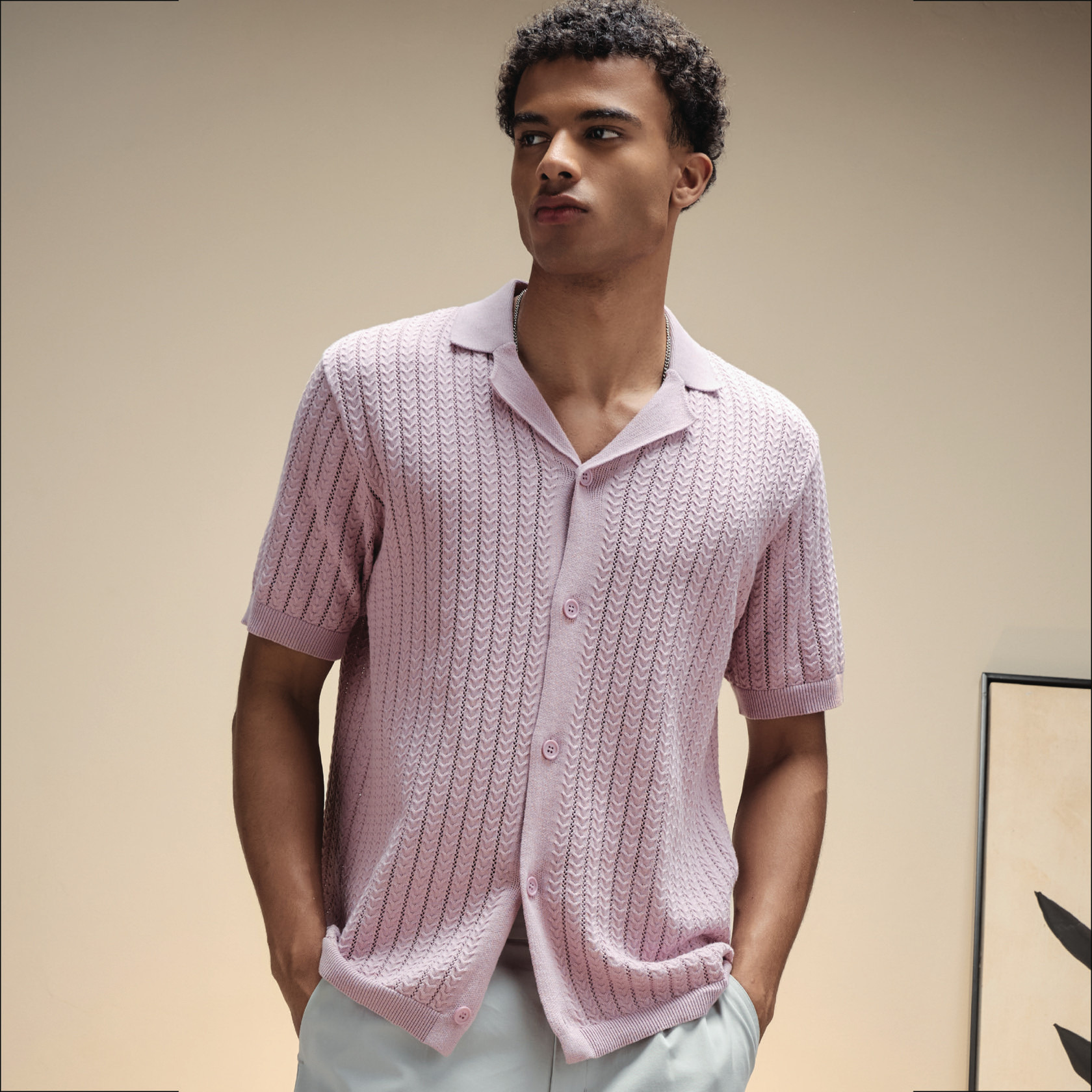 Iconic Textured Camp Collar Shirt-men-clothing-sweatersandpullovers-image-1