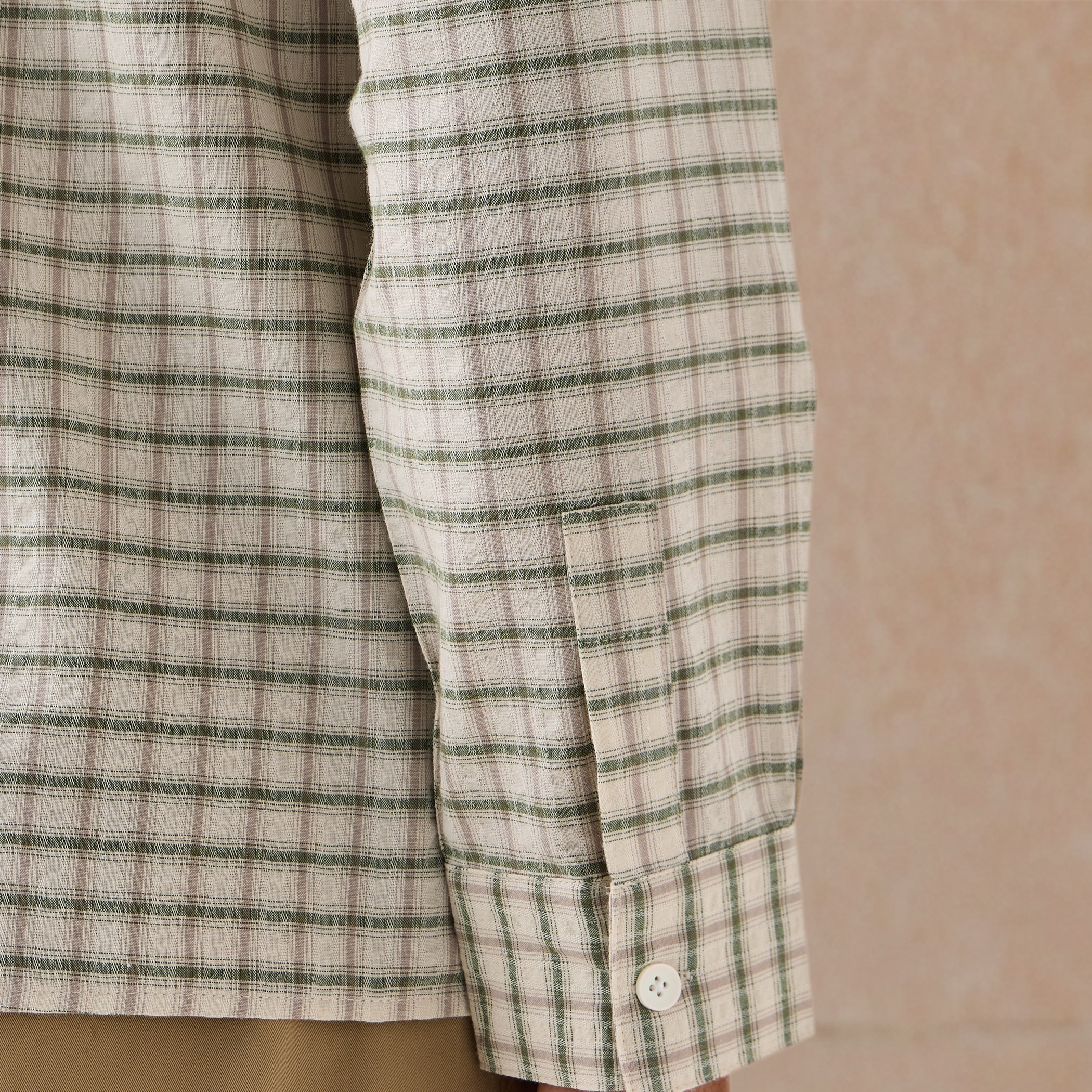 Iconic Regular Fit Checked Shirt with Collar-men-clothing-shirts-image-5