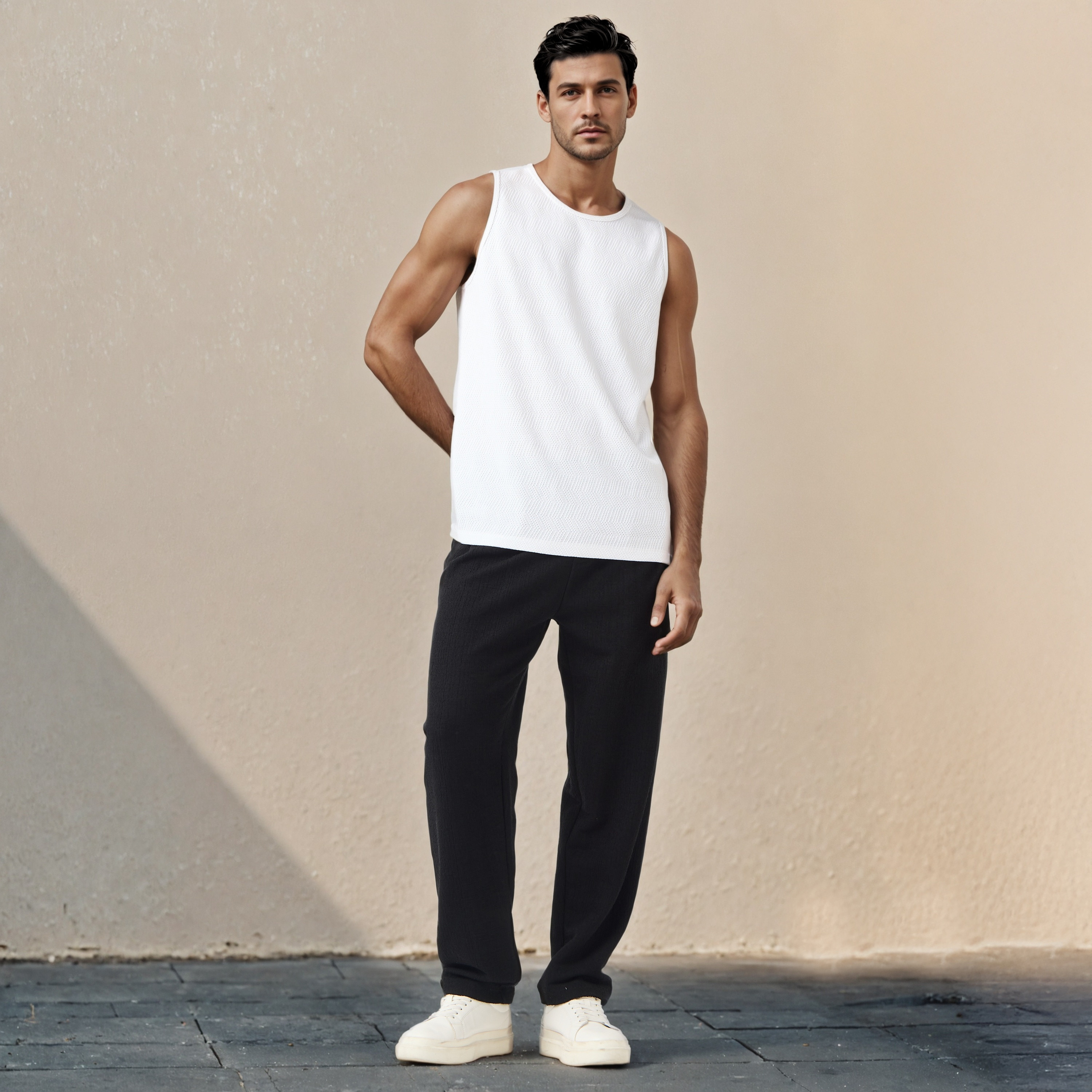 Iconic Textured Vest-men-clothing-tshirtsandpolos-vests-image-2