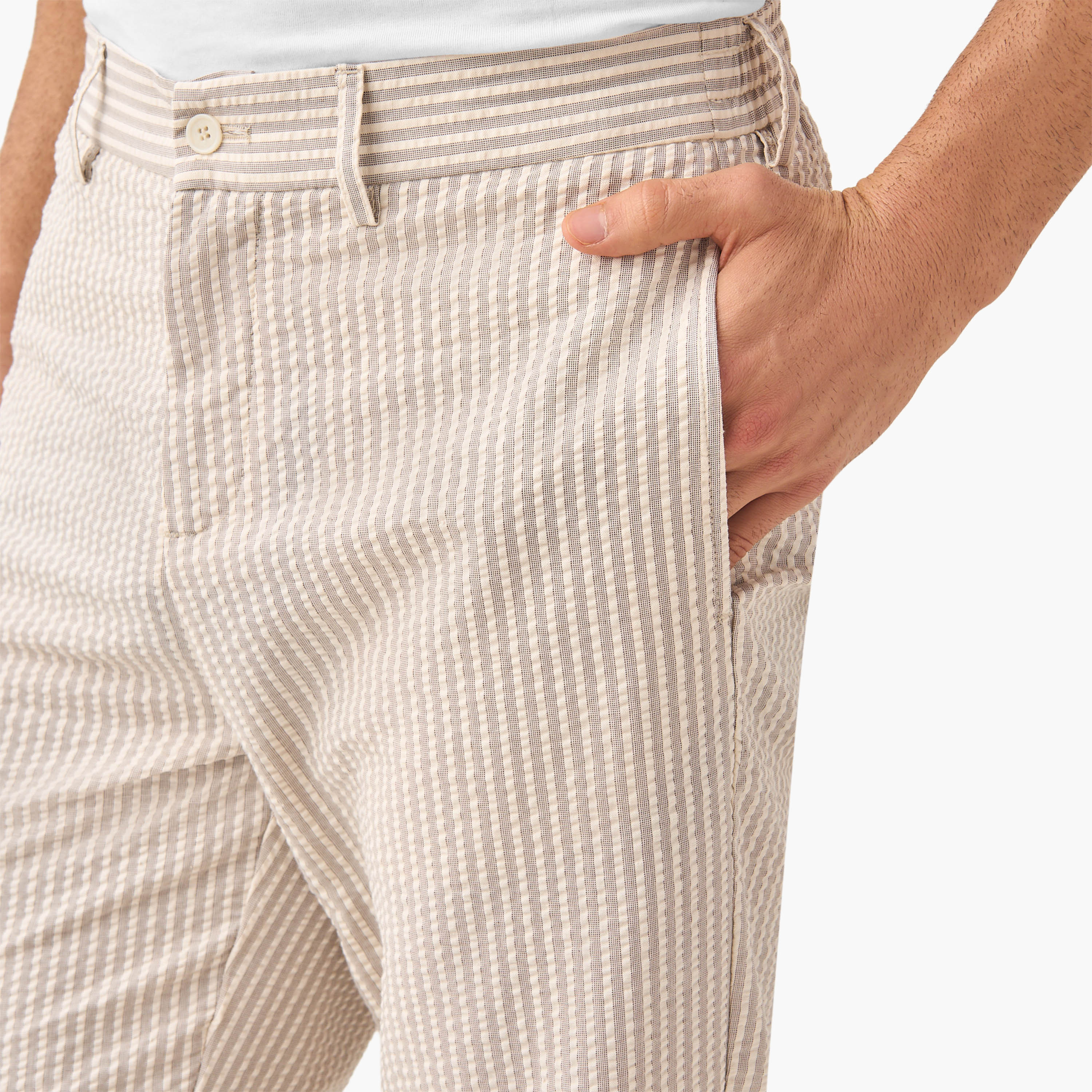 Iconic Seersucker Striped Trousers with Pockets-men-clothing-bottoms-trousersandchinos-trousers-image-4