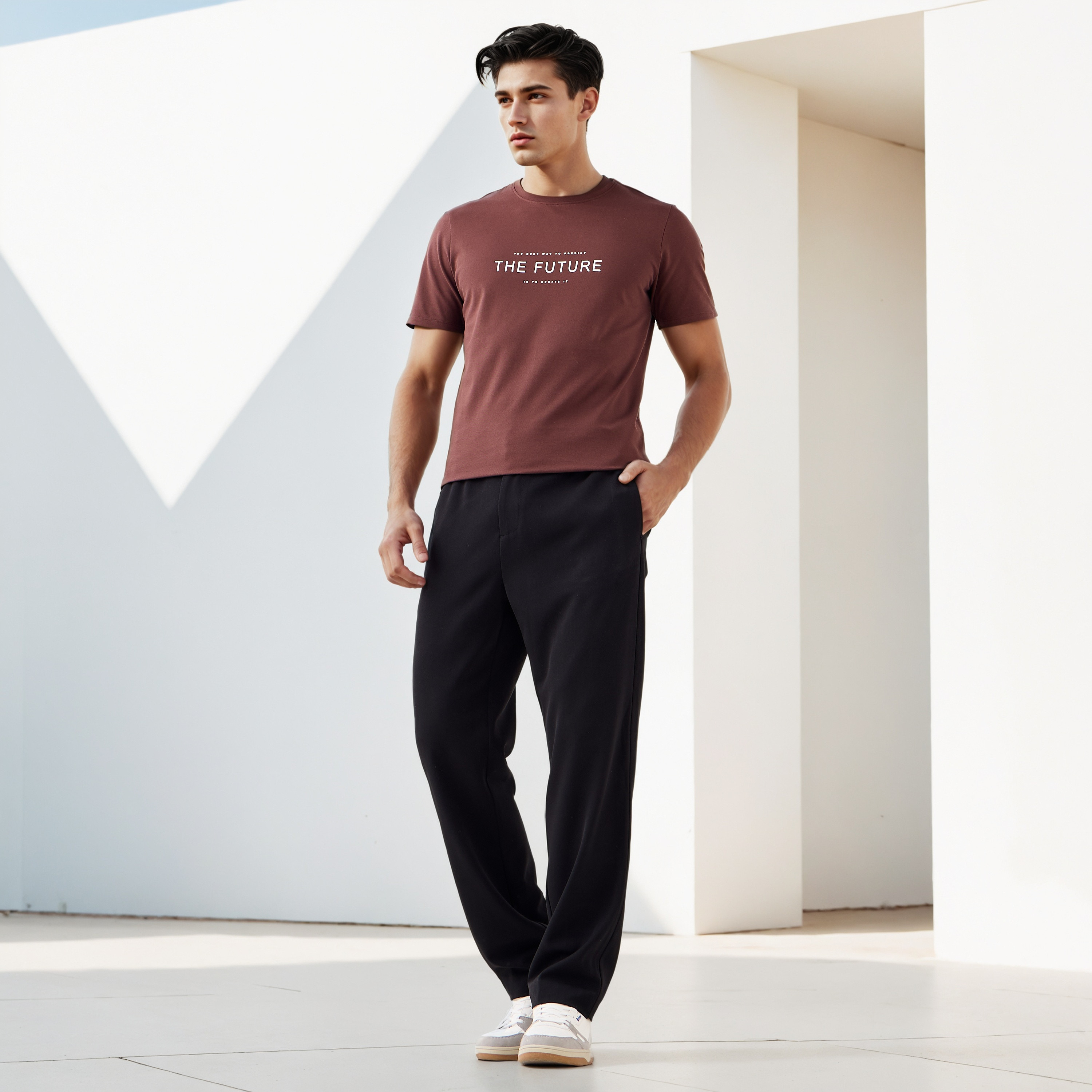 Iconic Slogan Print Pique T-shirt-men-clothing-tshirtsandpolos-tshirts-image-2