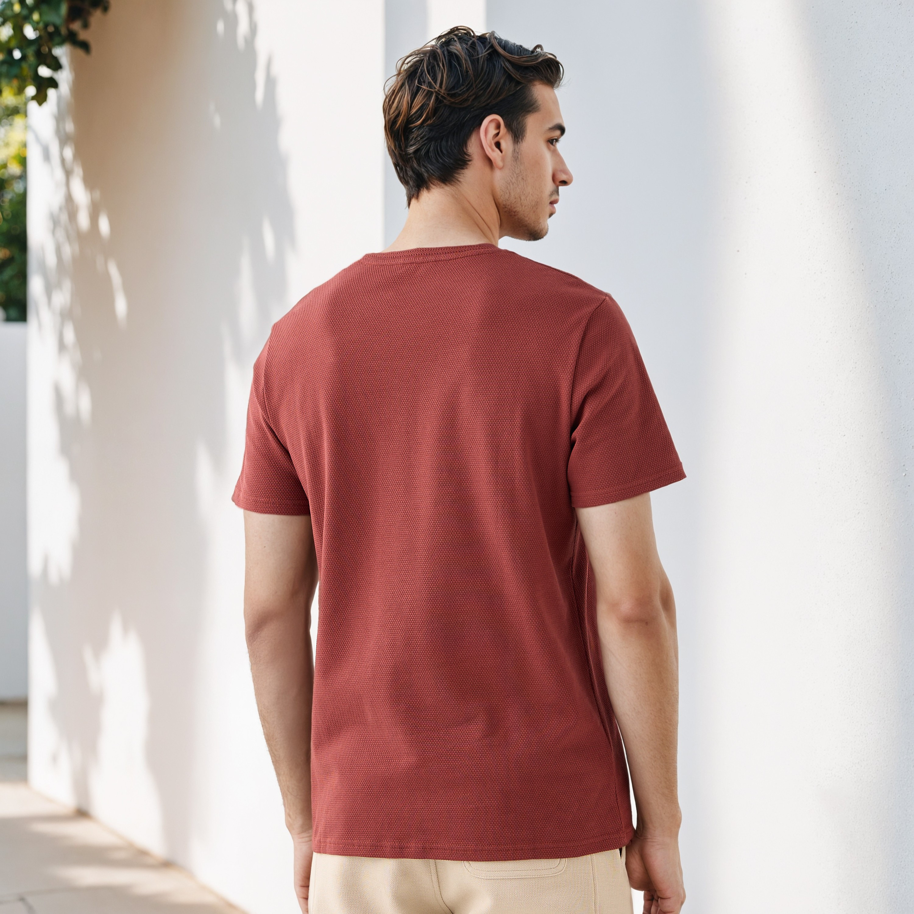 Popcorn Textured Regular Fit T-shirt-men-clothing-tshirtsandpolos-tshirts-image-4