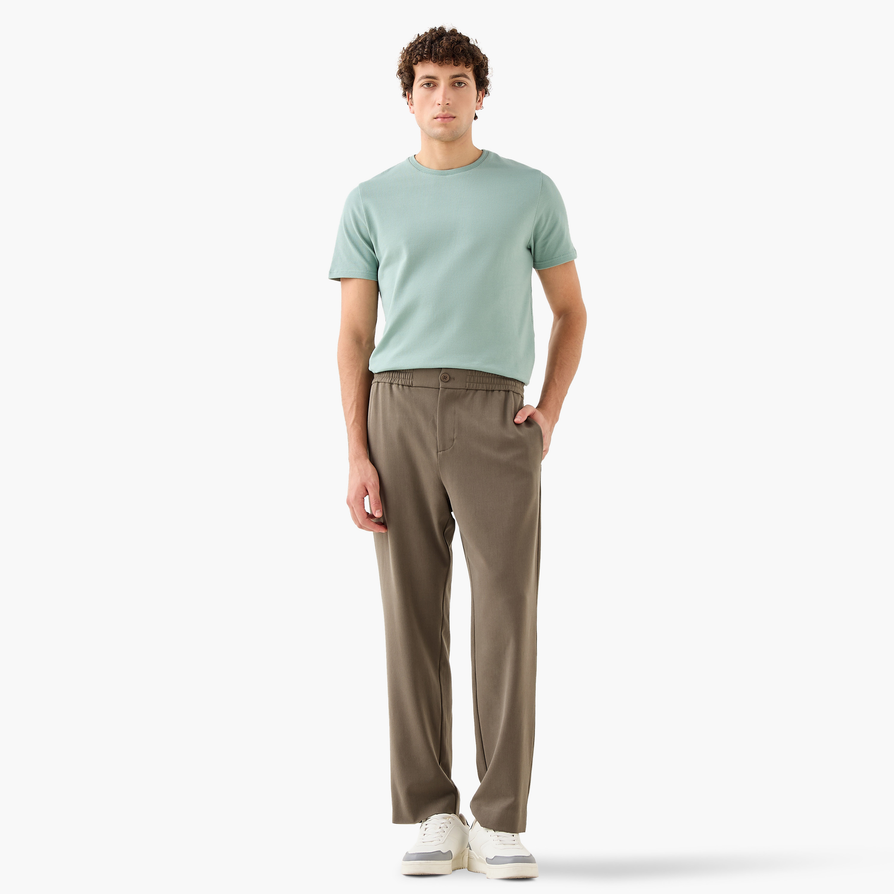 Popcorn Textured Regular Fit T-shirt-men-clothing-tshirtsandpolos-tshirts-image-2