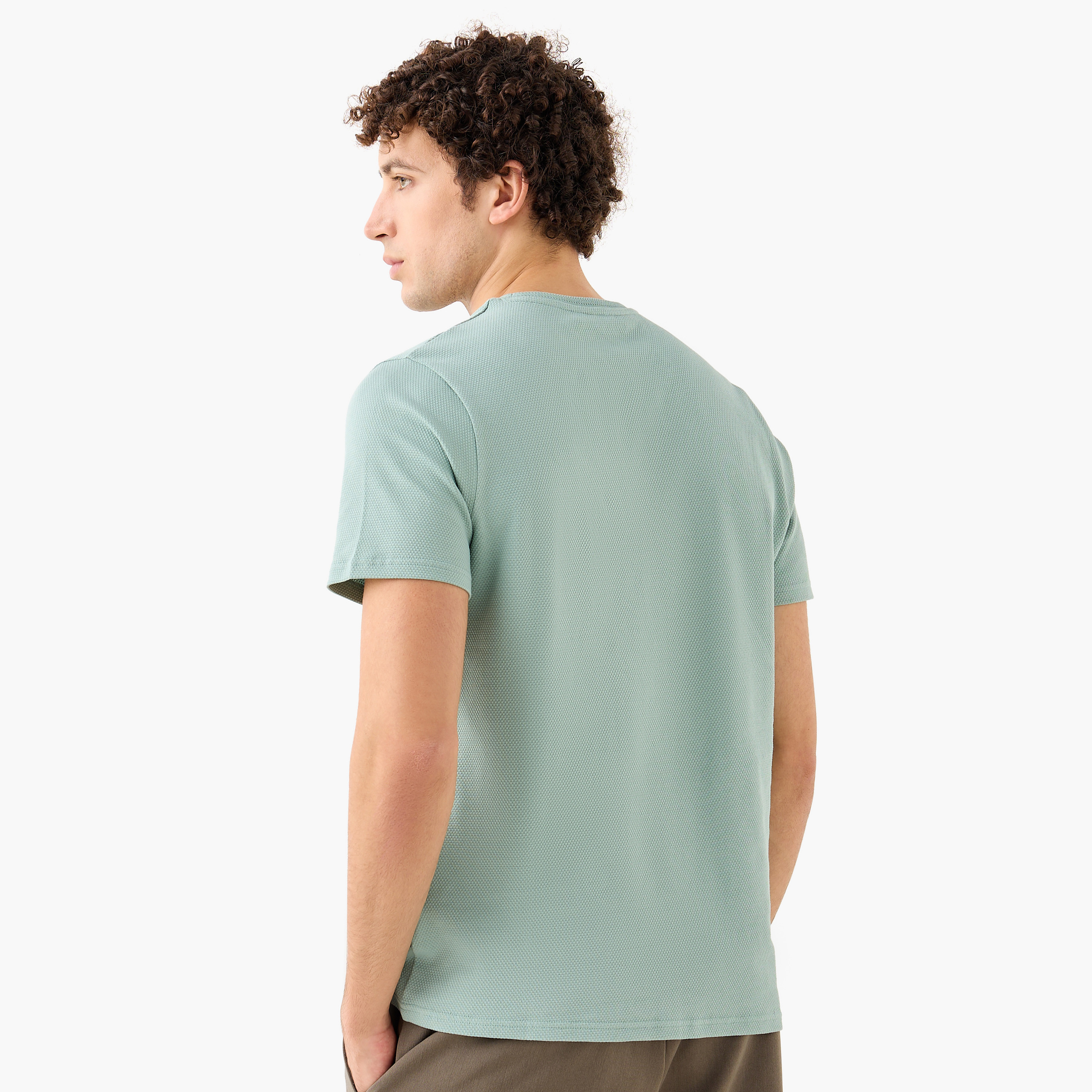 Popcorn Textured Regular Fit T-shirt-men-clothing-tshirtsandpolos-tshirts-image-4