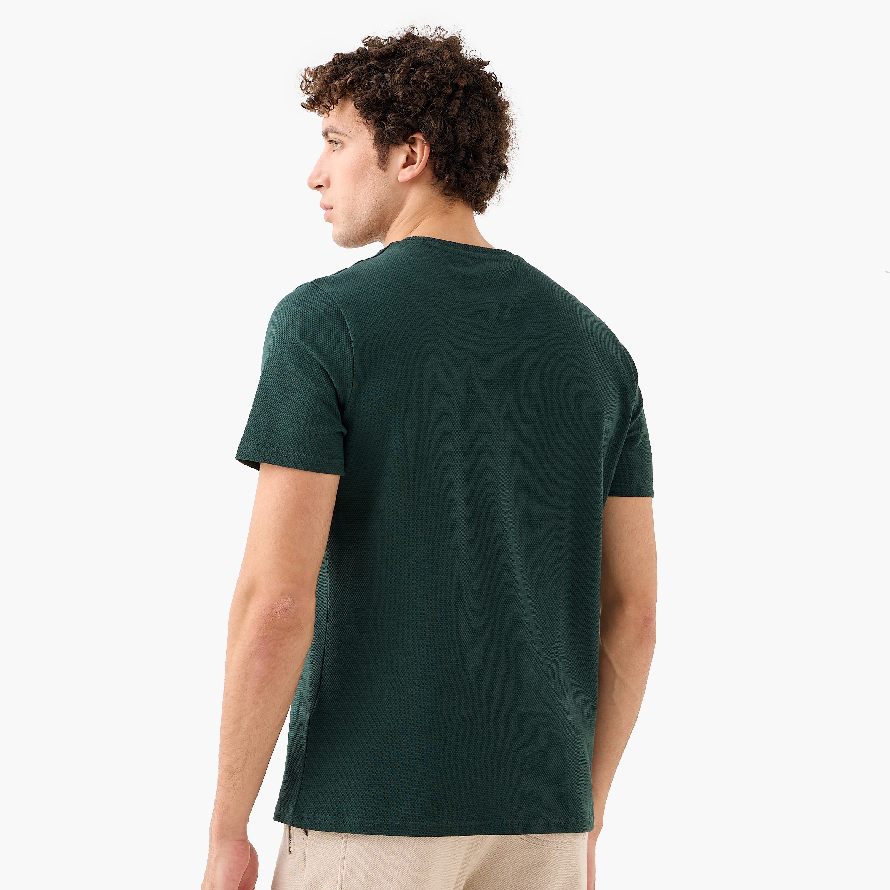 Popcorn Textured Regular Fit T-shirt-men-clothing-tshirtsandpolos-tshirts-image-3