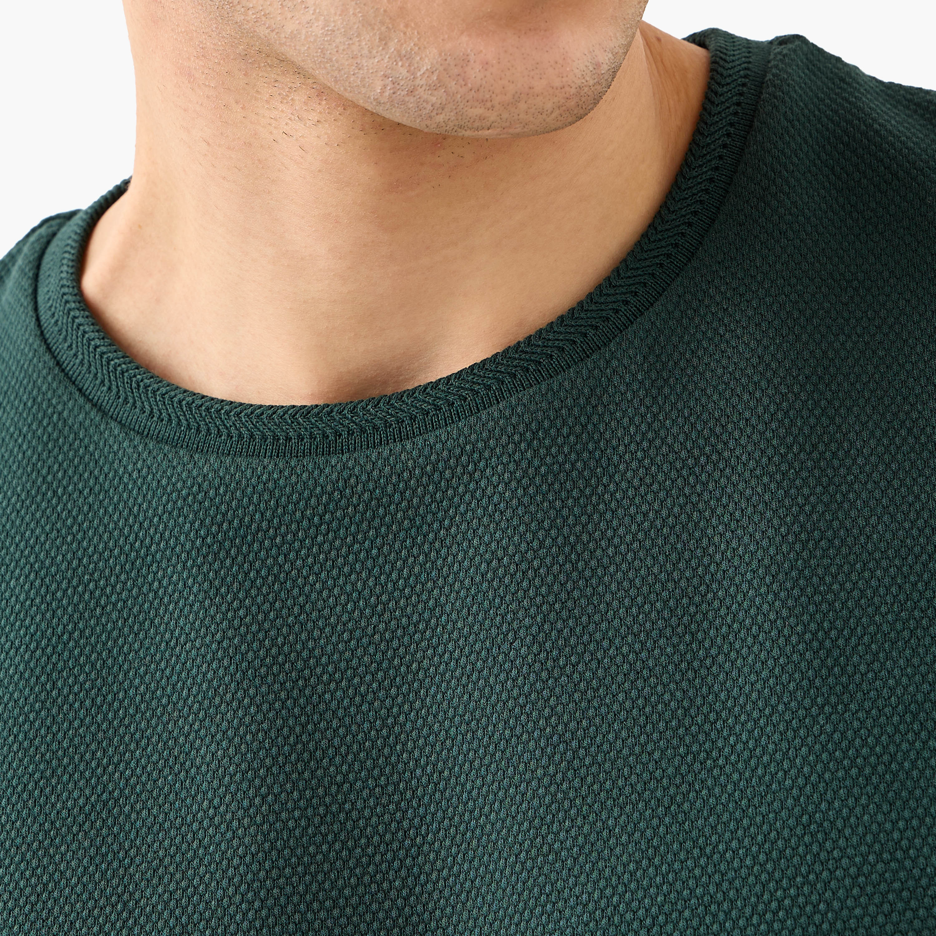 Popcorn Textured Regular Fit T-shirt-men-clothing-tshirtsandpolos-tshirts-image-5