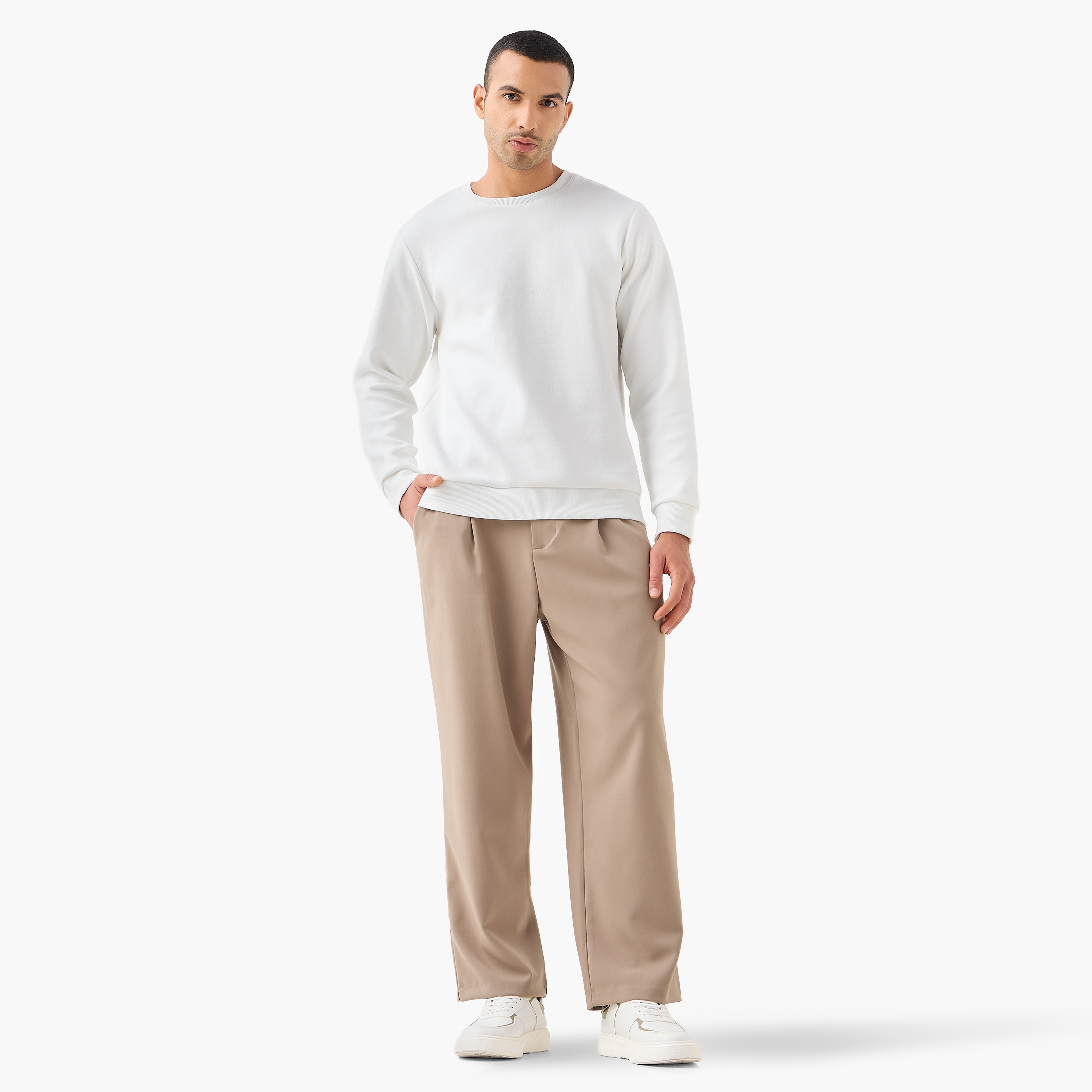 سويت شيرت من الجيرسي الثقيل من أيكونيك-men-winterwear-hoodiesandsweatshirts-image-8