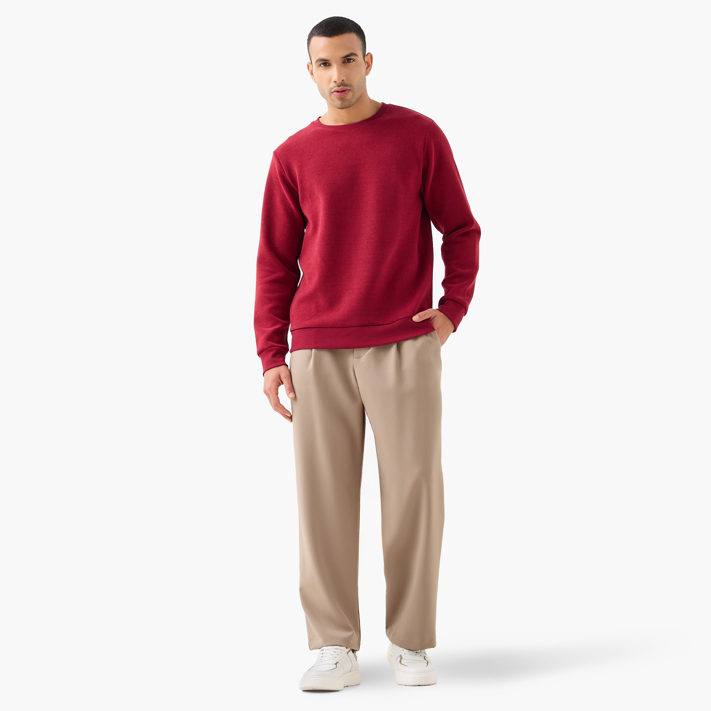 سويت شيرت من الجيرسي الثقيل من أيكونيك-men-winterwear-hoodiesandsweatshirts-image-13