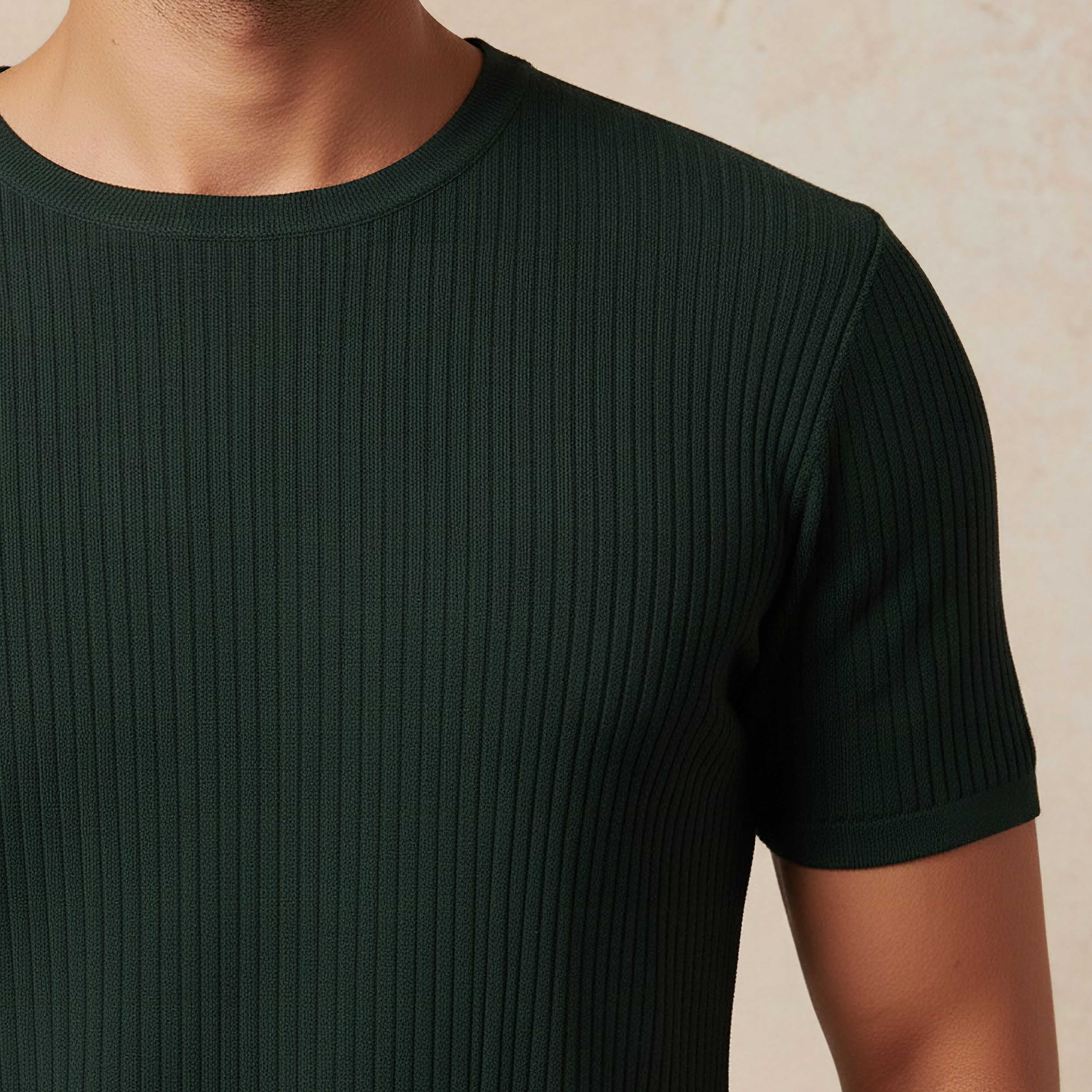 Iconic Textured Crew Neck T-shirt-men-clothing-tshirtsandpolos-tshirts-image-4