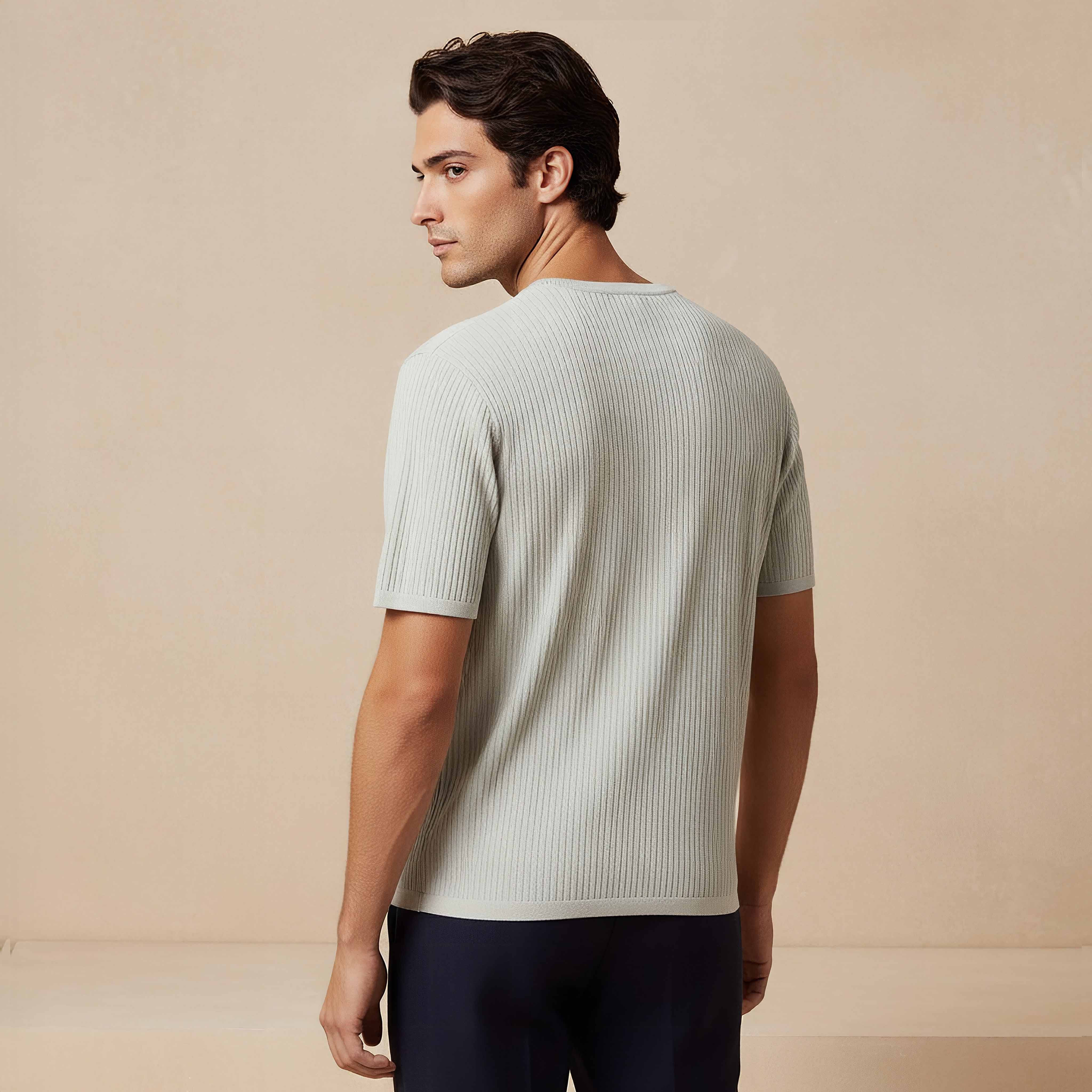Iconic Textured Crew Neck T-shirt-men-clothing-tshirtsandpolos-tshirts-image-3