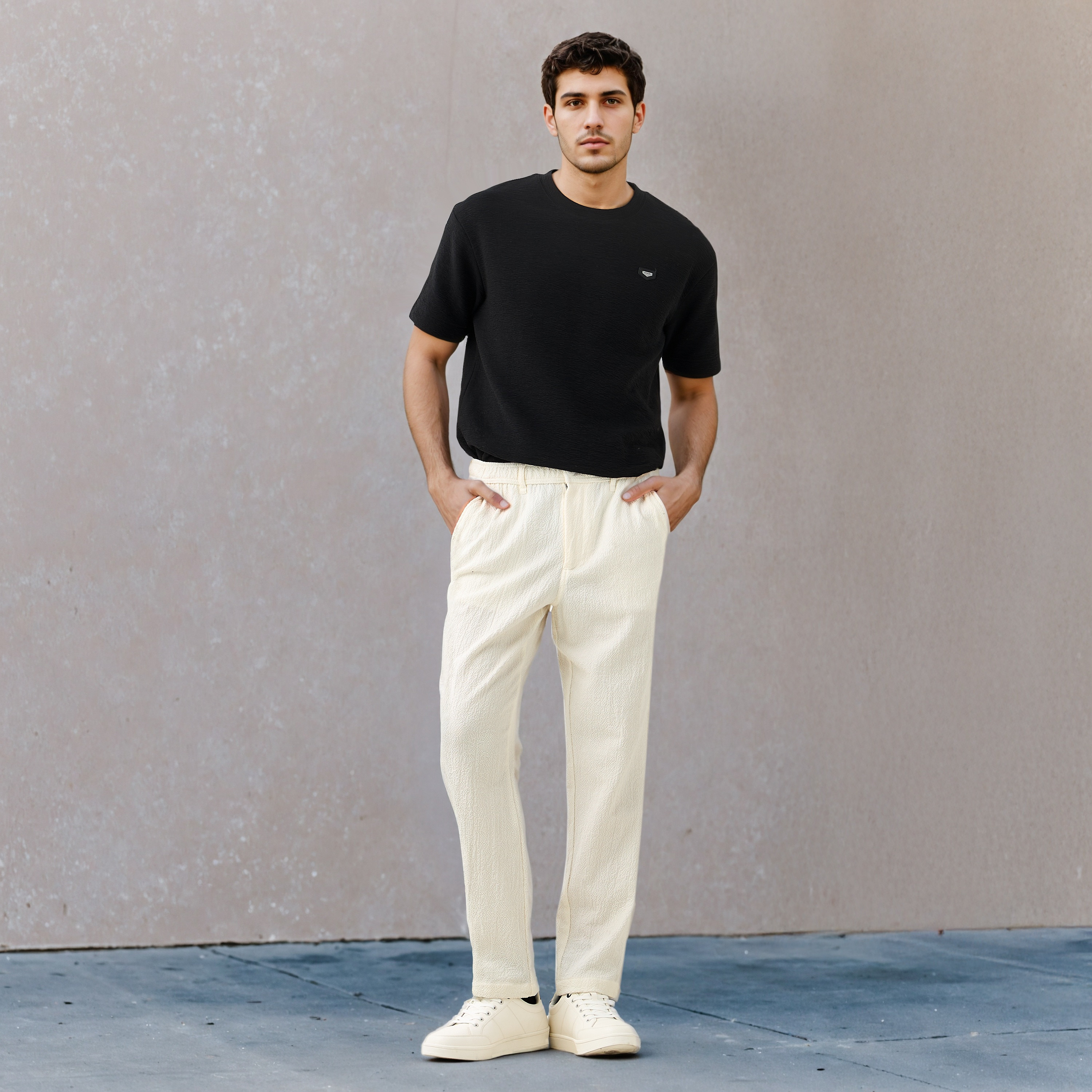 Iconic Oversized Textured T-shirt-men-clothing-tshirtsandpolos-tshirts-image-2