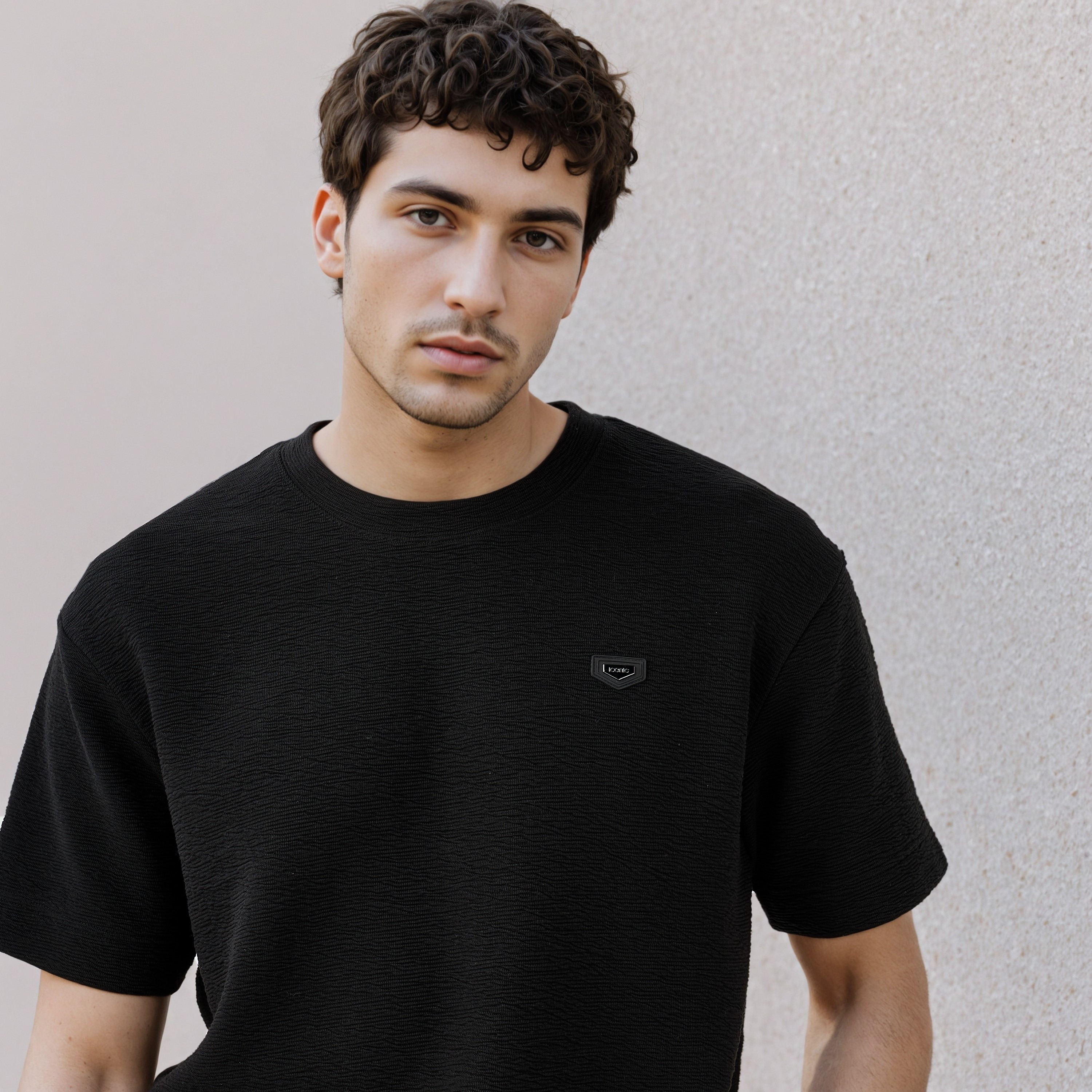 Iconic Oversized Textured T-shirt-men-clothing-tshirtsandpolos-tshirts-image-5