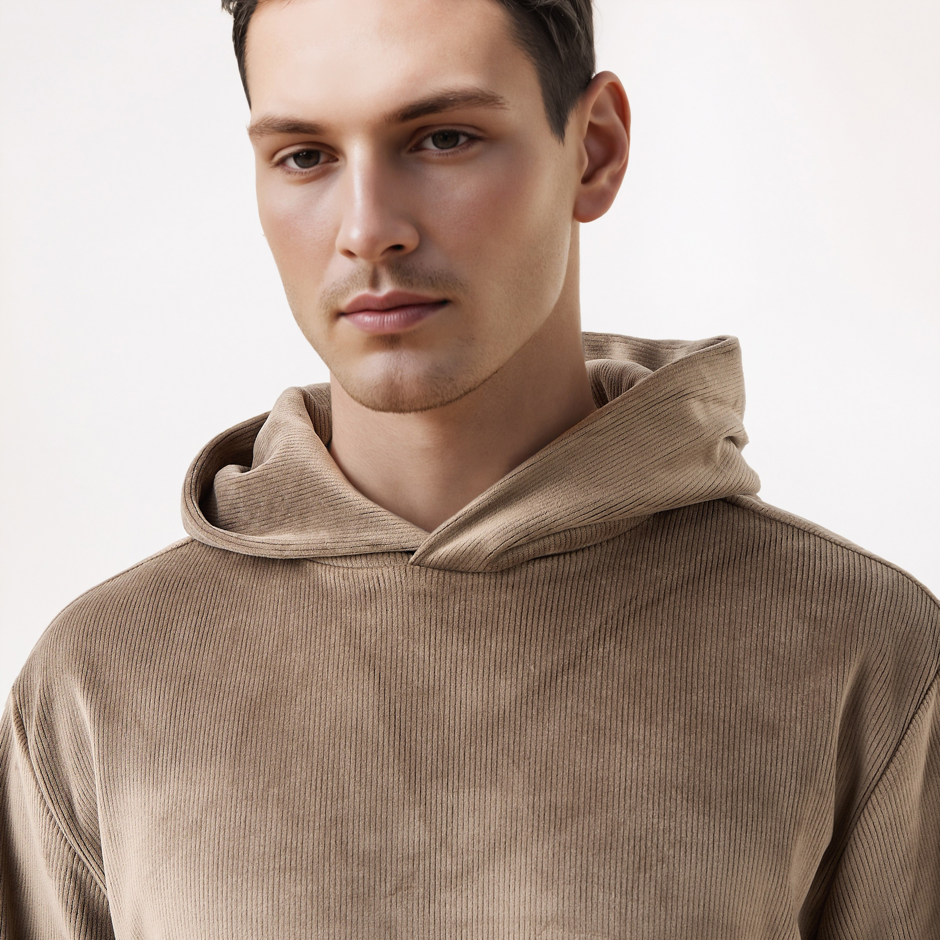 Iconic Men's Cordrouy Hooded Sweatshirt-men-winterwear-hoodiesandsweatshirts-image-4