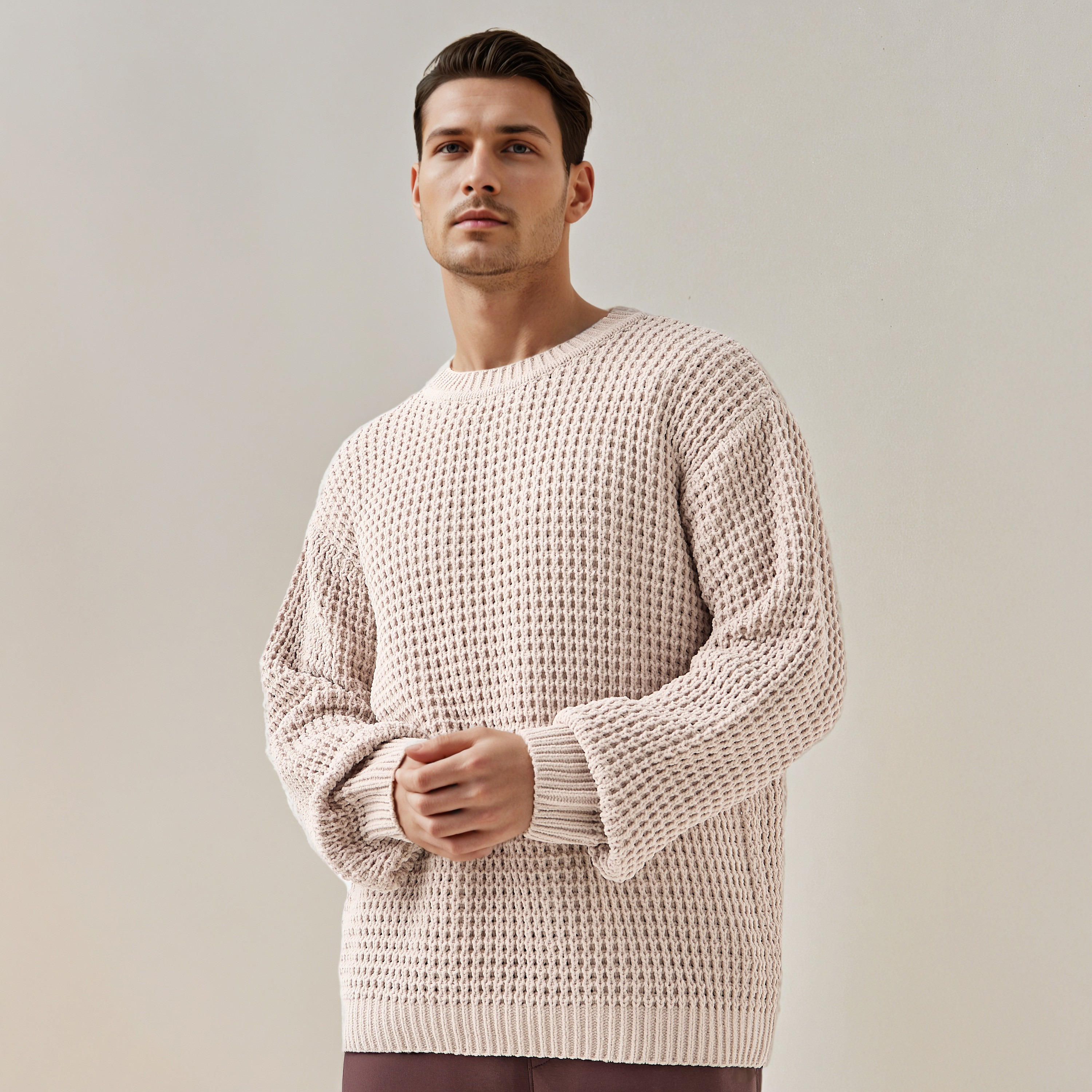 Iconic Derby Textured Sweatshirt-men-winterwear-hoodiesandsweatshirts-image-6