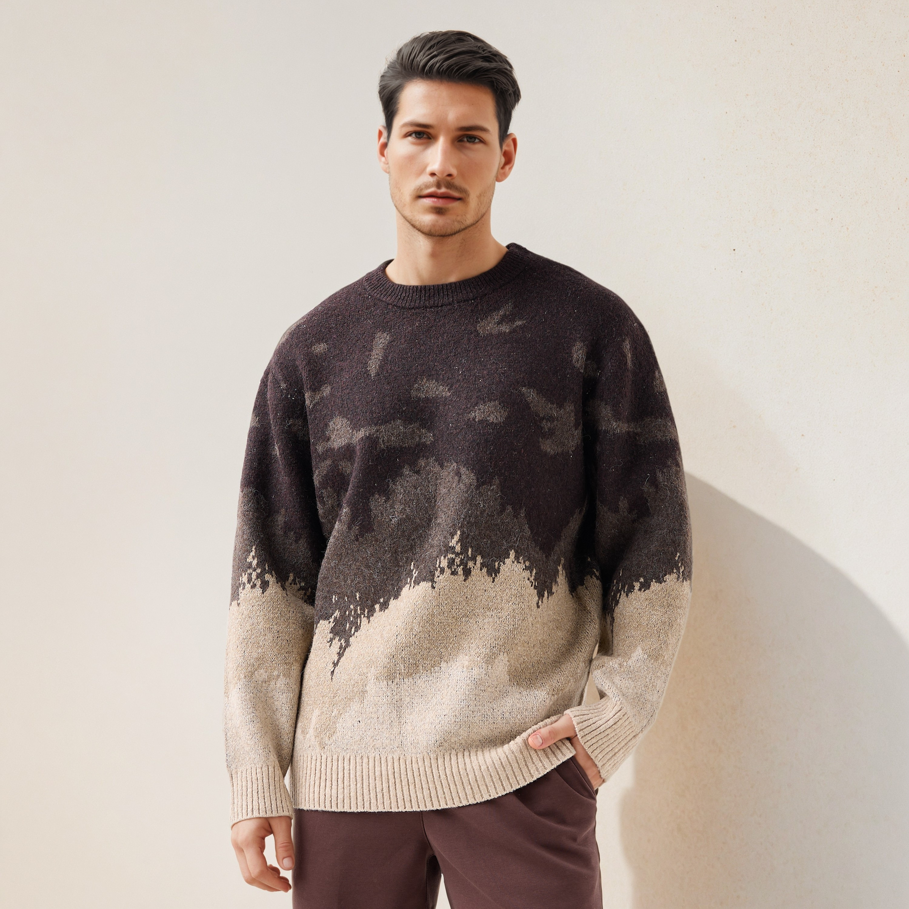Iconic Abstract Print Crew Neck Sweatshirt-men-winterwear-hoodiesandsweatshirts-image-6